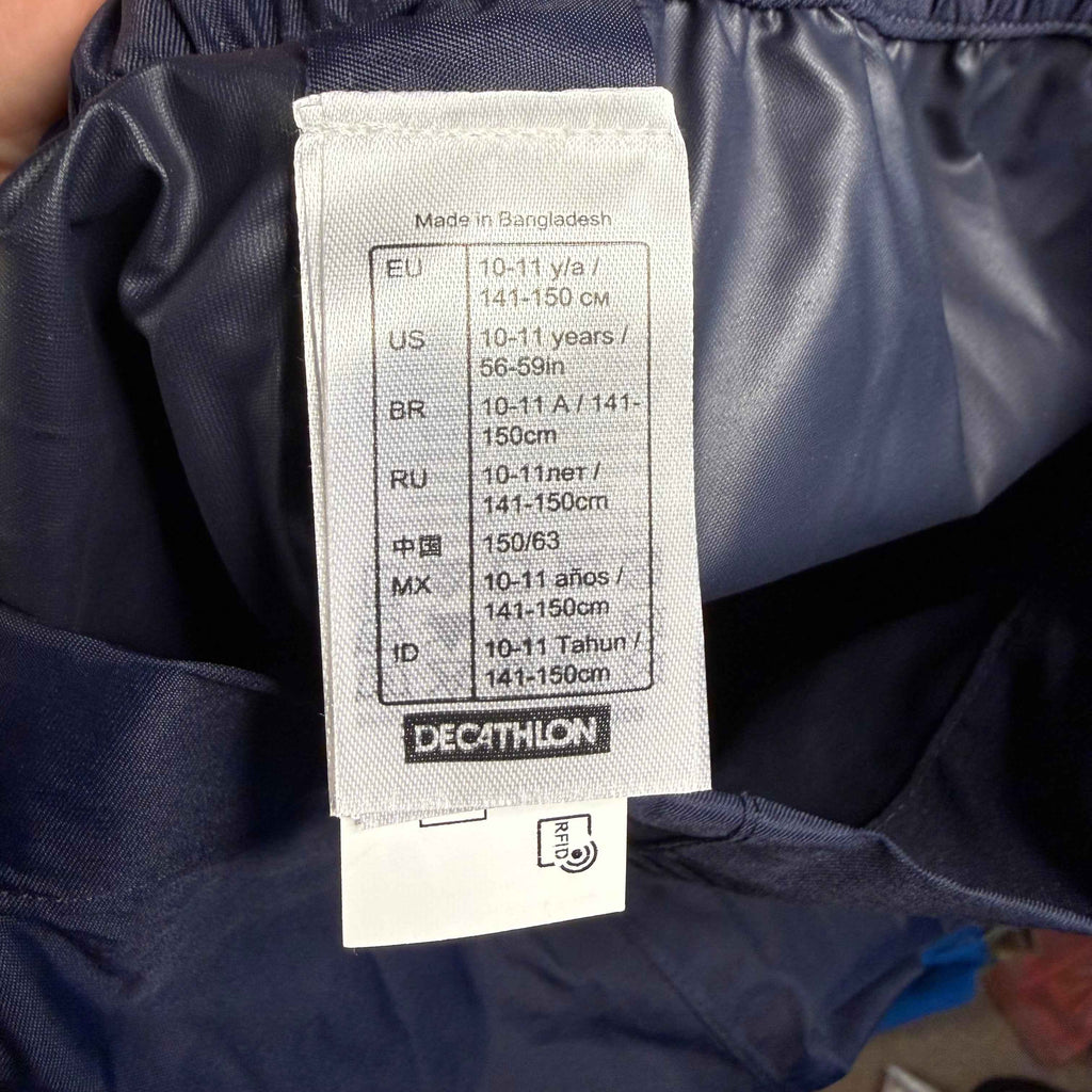 Decathlon Quechua Kids' MH100 Waterproof Hiking Overpants Size 10-11 Years - Ready Kids Canada