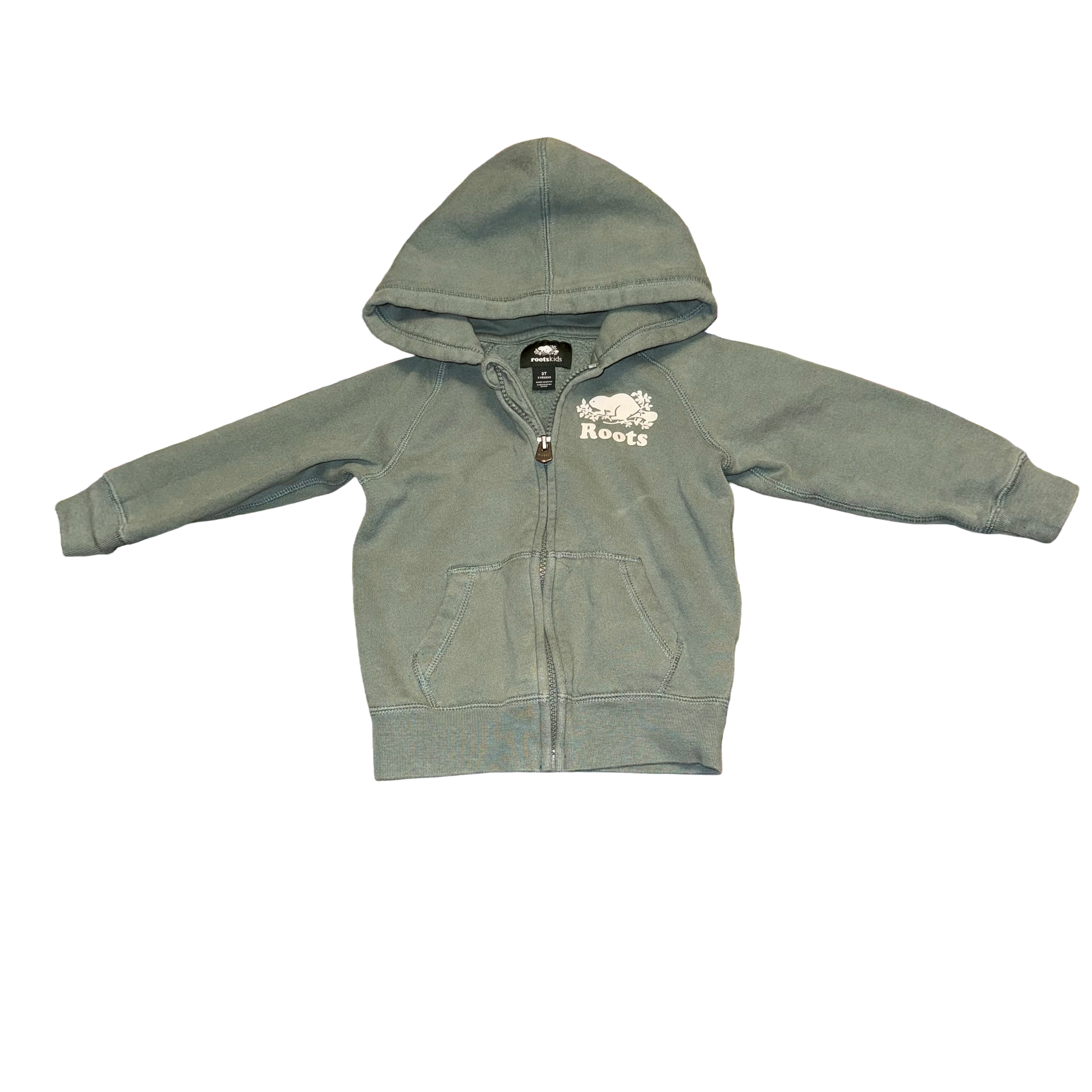 Roots 3T zip up sweatshirt hoodie - Ready Kids Canada