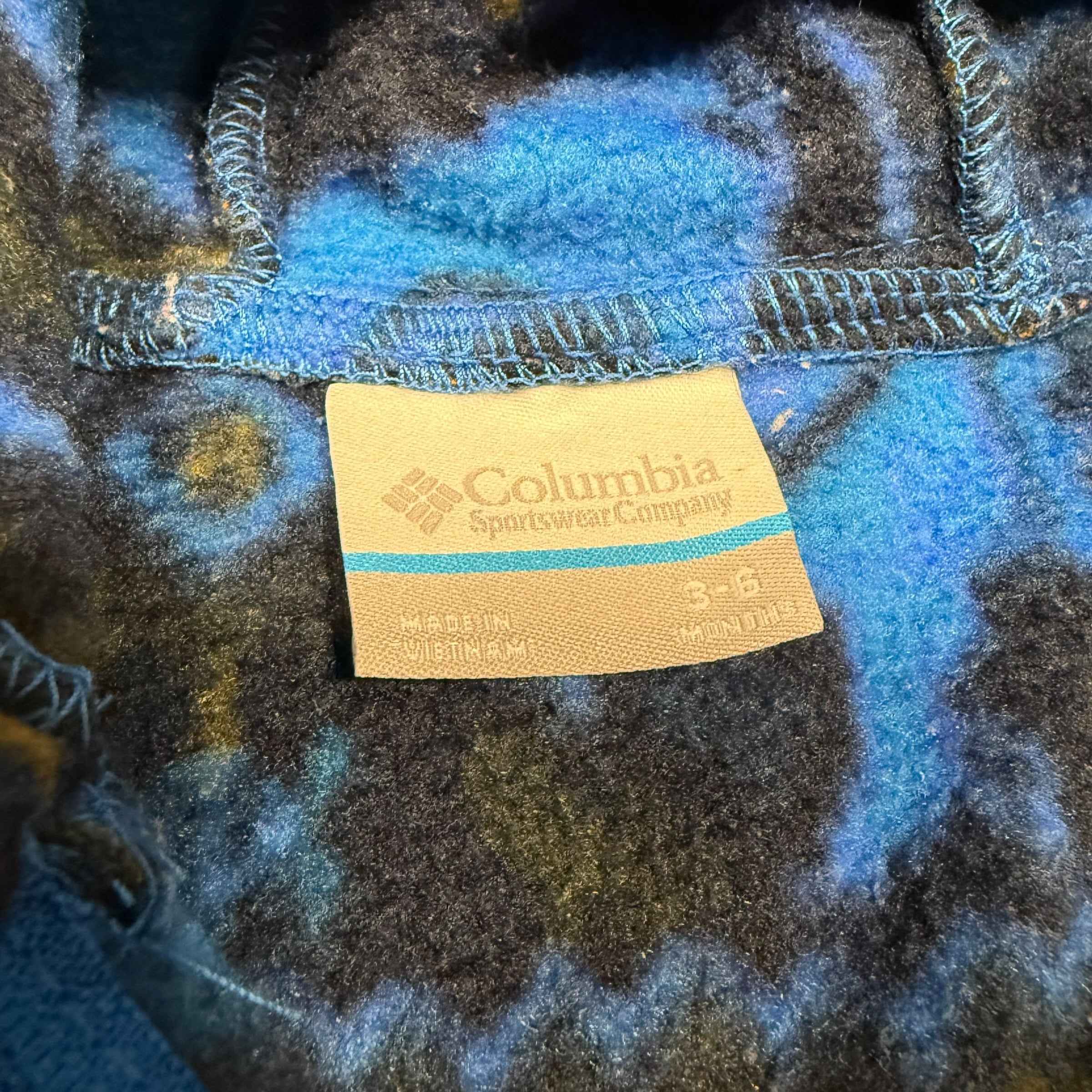 Columbia Infant Snowtop™ II Bunting – Dark Blue Animal Print 3-6 Months