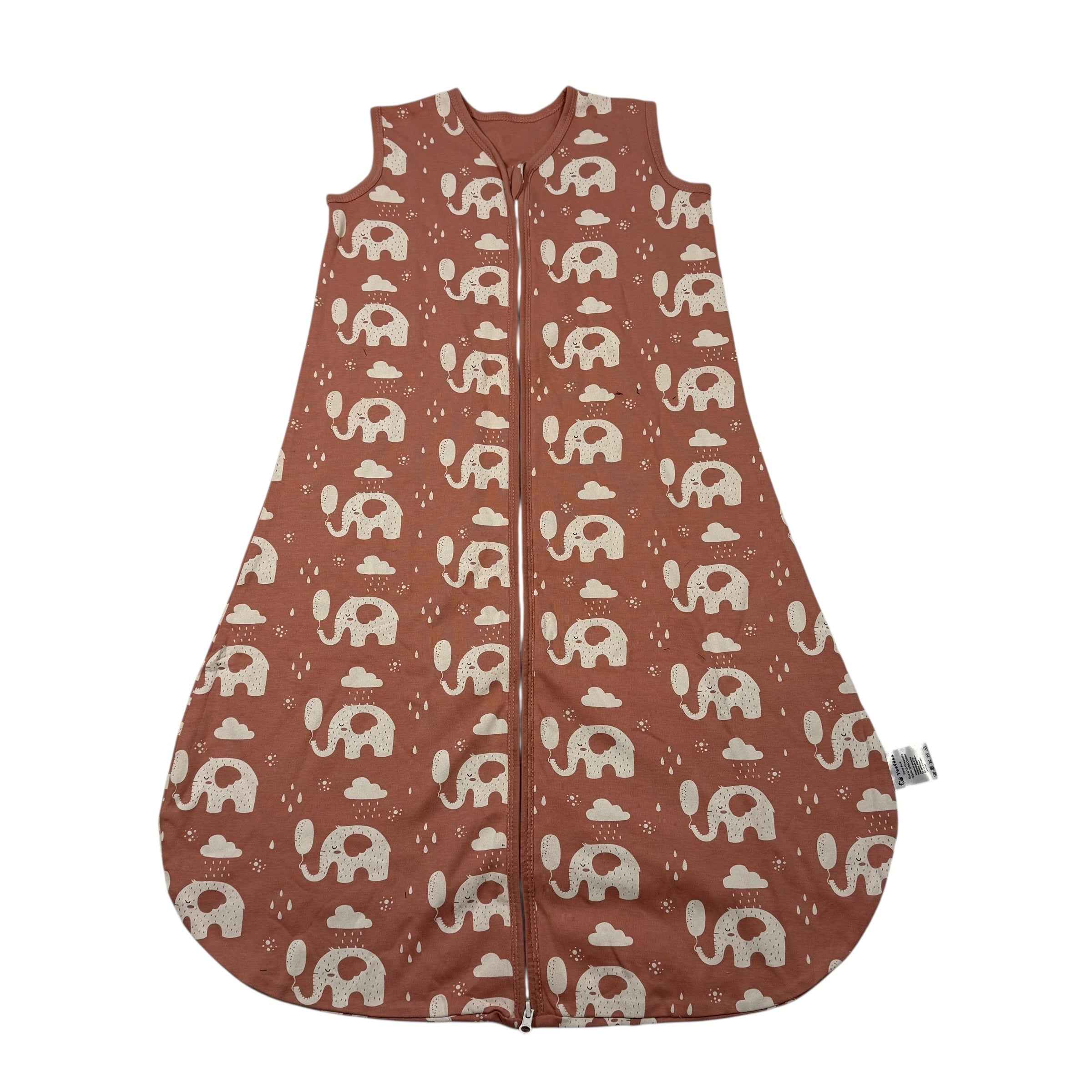 Yoofoss Cotton Sleep Sack - Large (12-18 Months) Pink Elephant