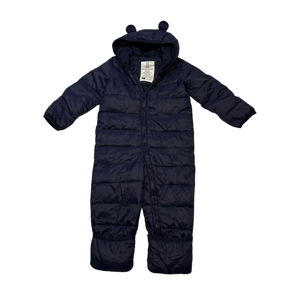Baby GAP Recycled Primaloft 18-24 Month “Warm” Snowsuit With Fold Over Hands and Feet