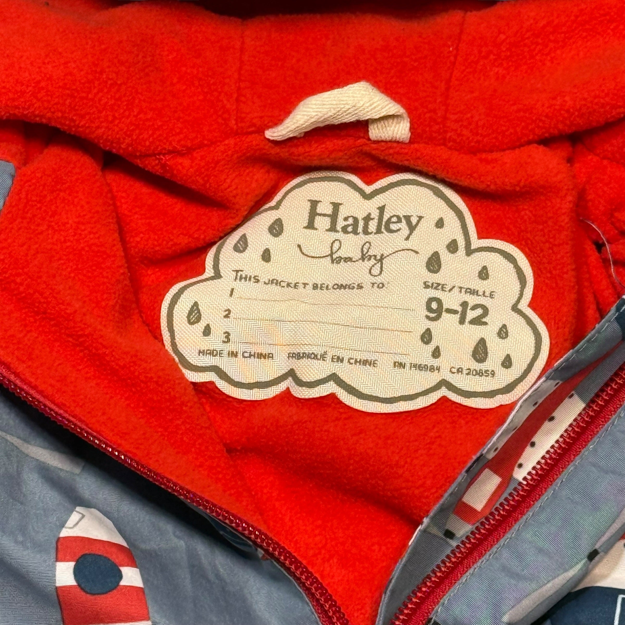 Hatley 9-12 Months Fleece Lined Insulated Rain Suit with Stirrups