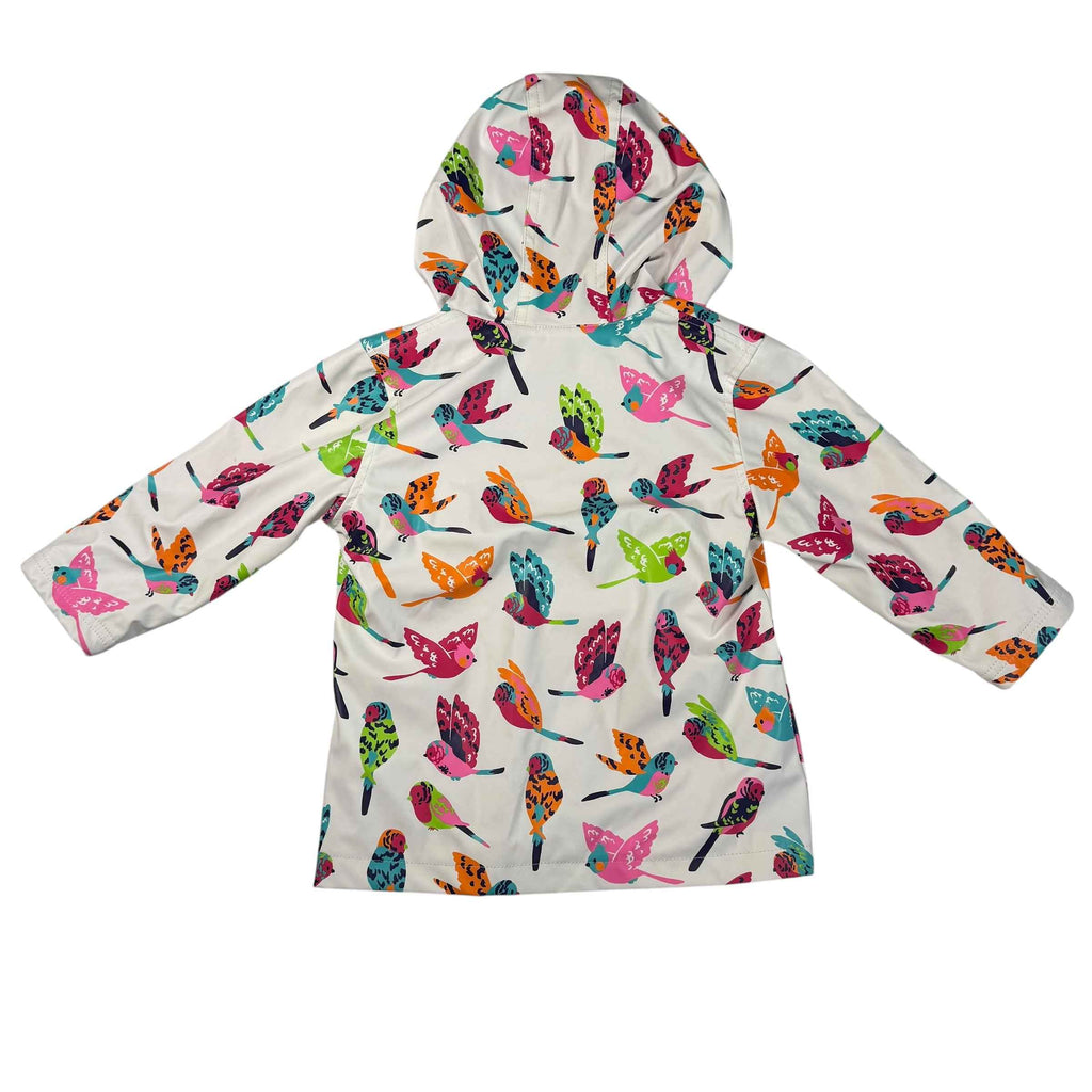 Hatley Classic Printed Bird Print Raincoat Size 2T