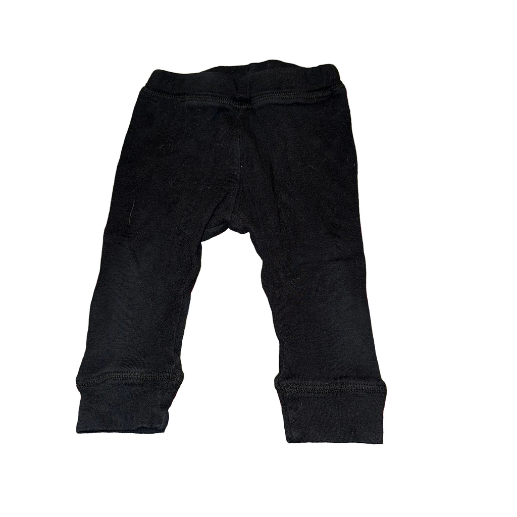 Mini Mioche dreamy slim pants 6-12 months black organic cotton GOTS certified