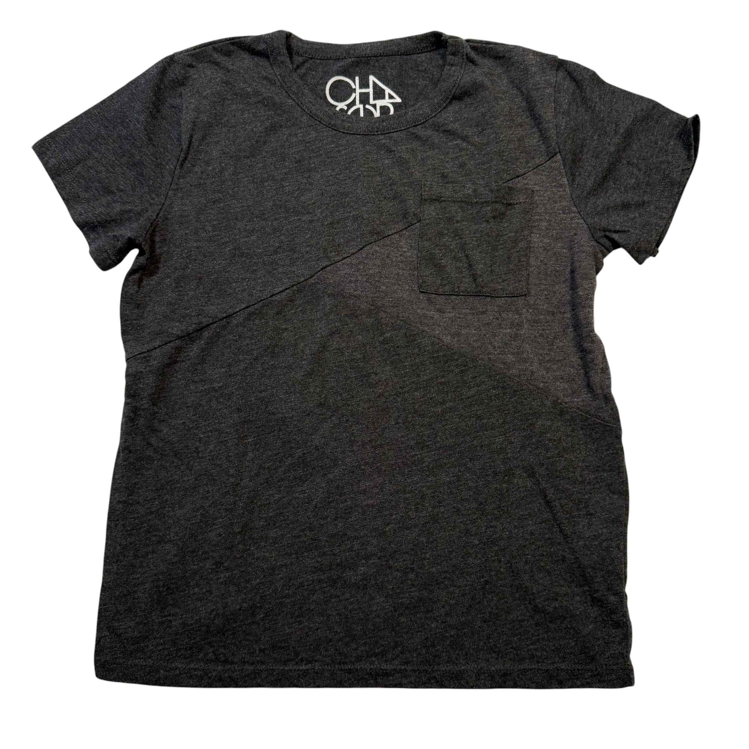 Chaser Kids' Geometric Diagonal Seam Pocket Tee Kids Size 10 - Ready Kids Canada
