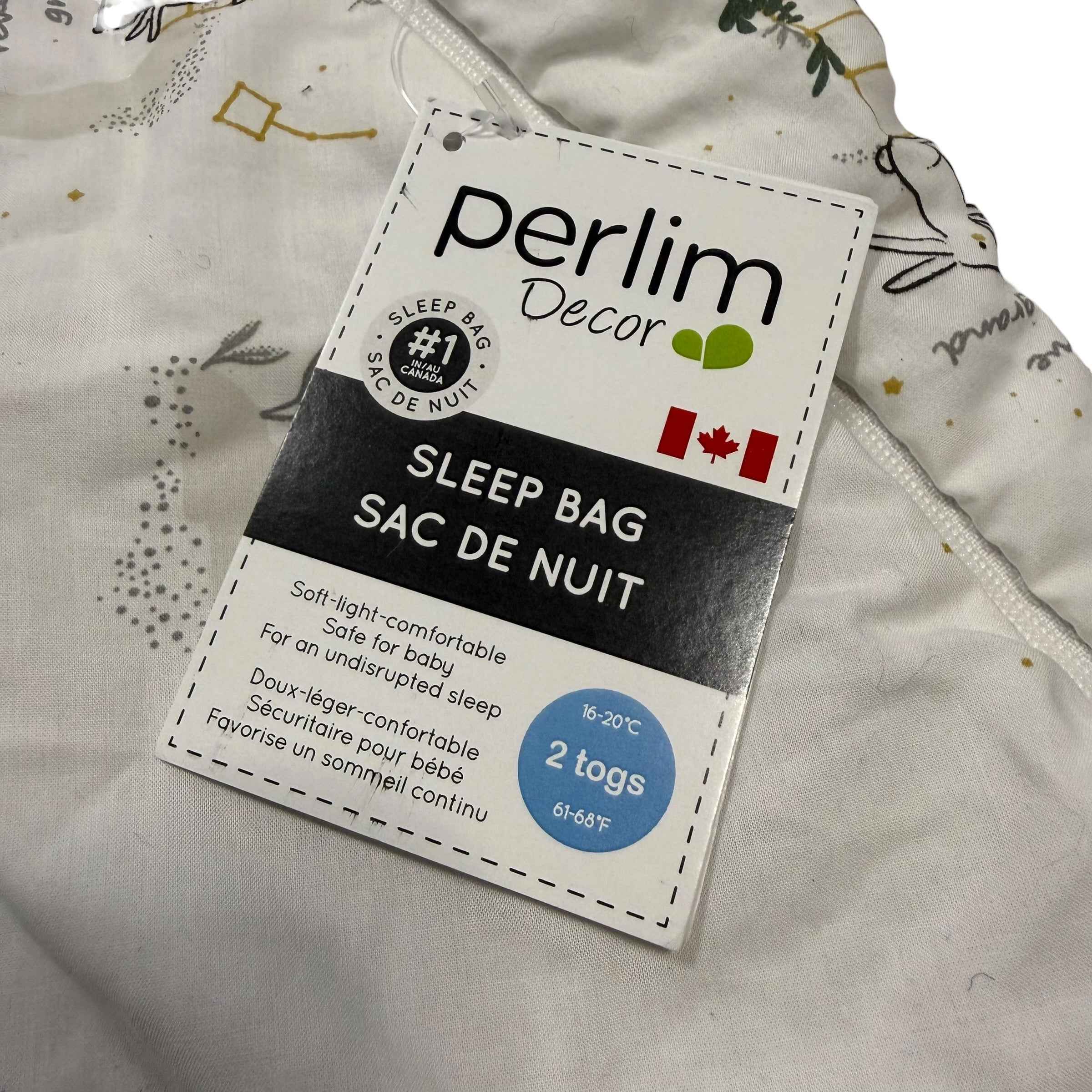 Perlim Pinpin 0-6 Month 2.0 TOG Sleep Sack Bag Decor NEW BNWT - Ready Kids Canada