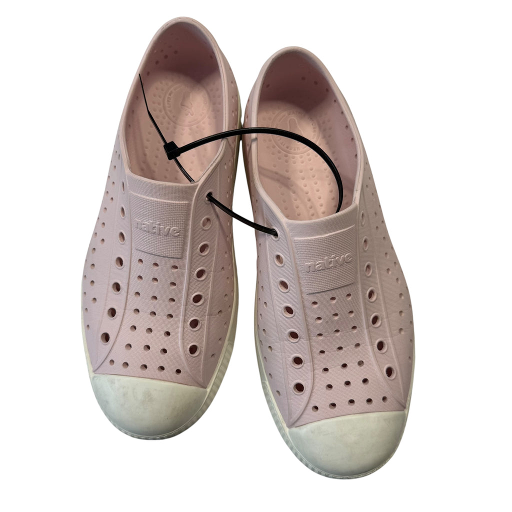 Native Shoes Kids Jefferson Waterproof Slip-On Sneakers - Pink - Size J4 Big Kid - Ready Kids Canada