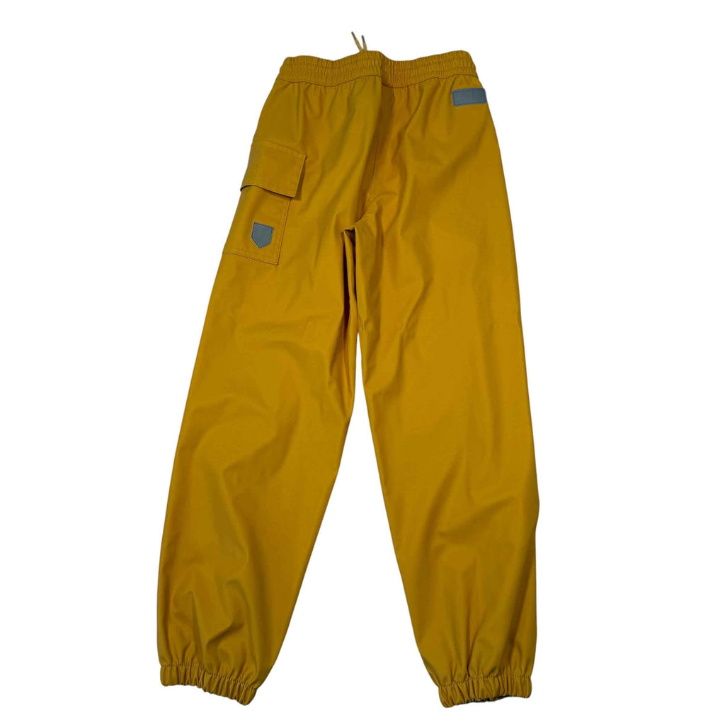 Hatley mustard yellow cargo rain pants size 7 - Ready Kids Canada