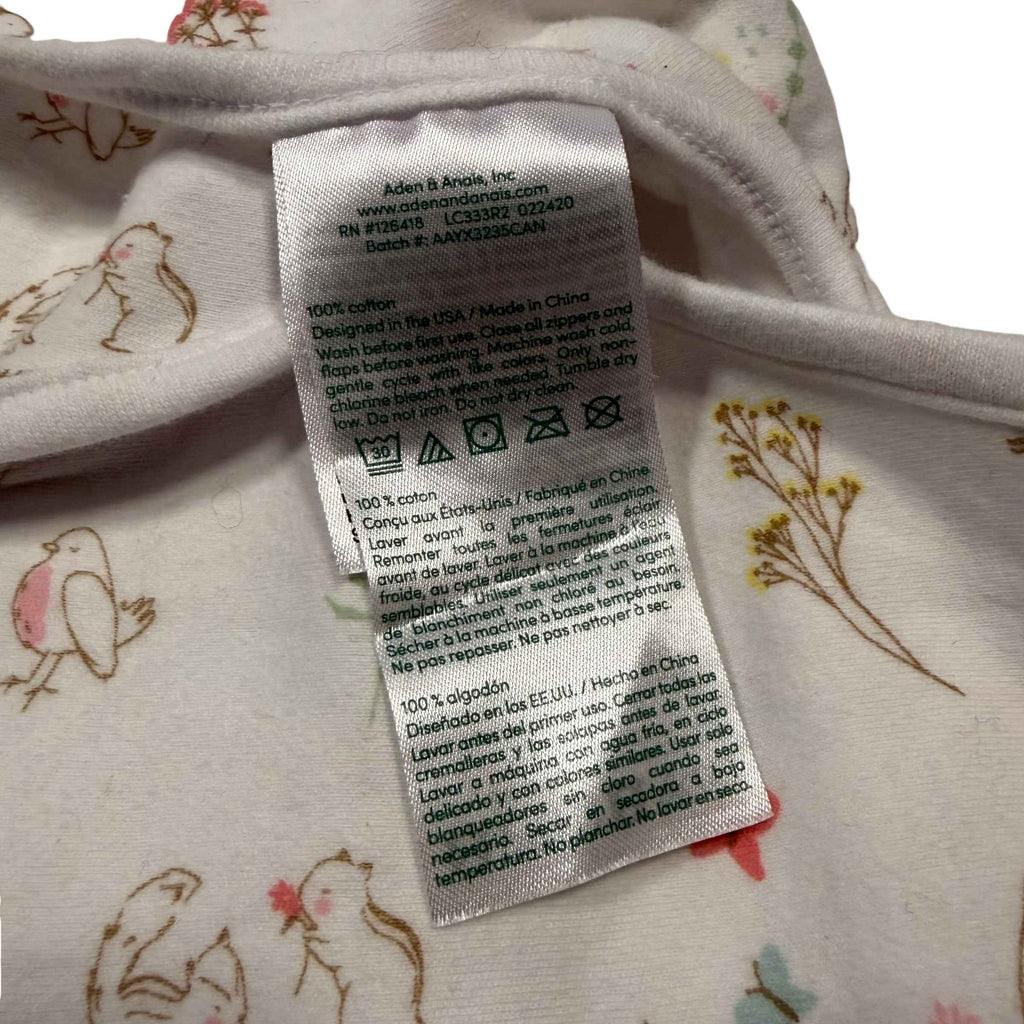 Aden & Anais Swaddle 4-6 Months Forest Animals