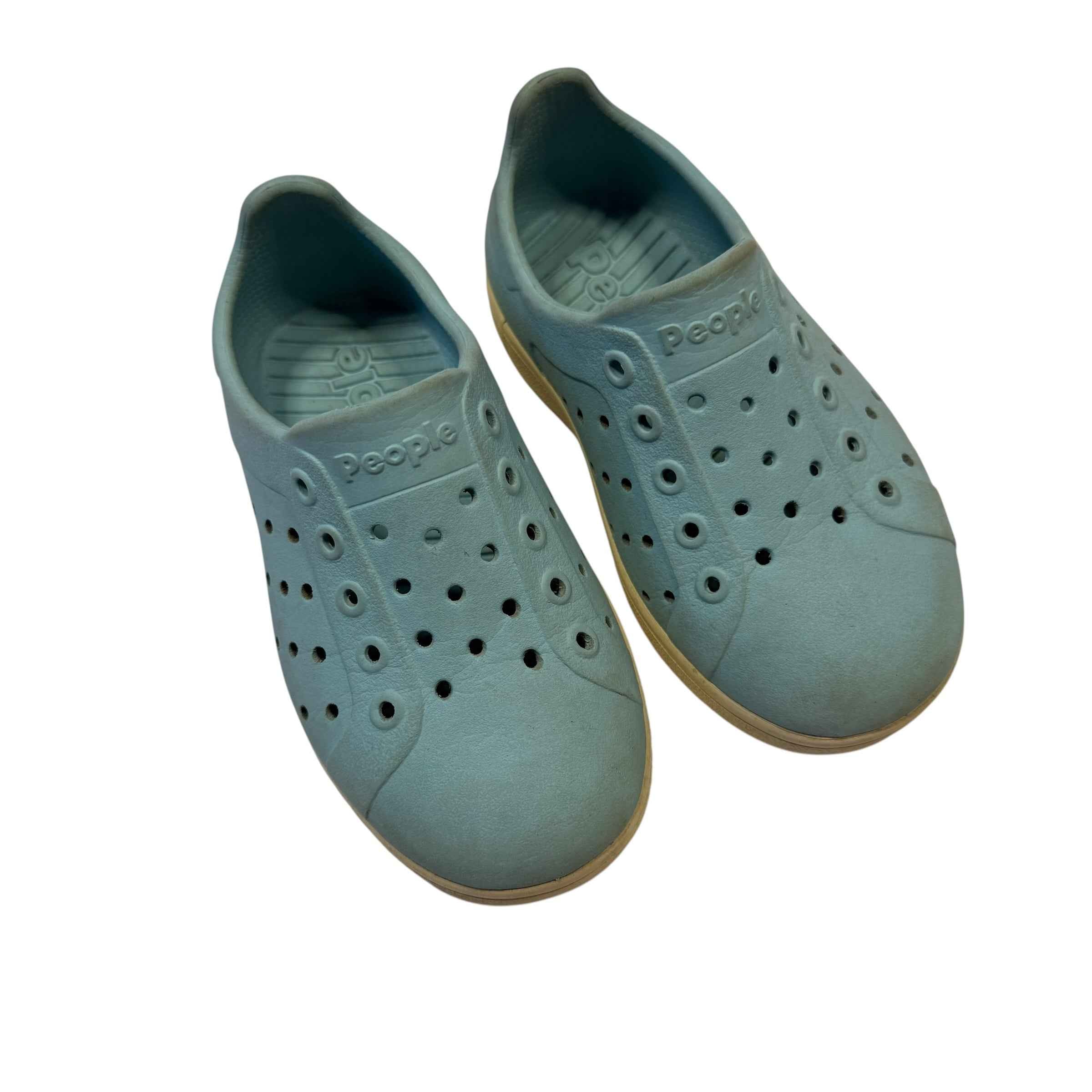 People Footwear Slip-On Shoes - Lightweight Water Shoes - Light Blue - Kids Size 8