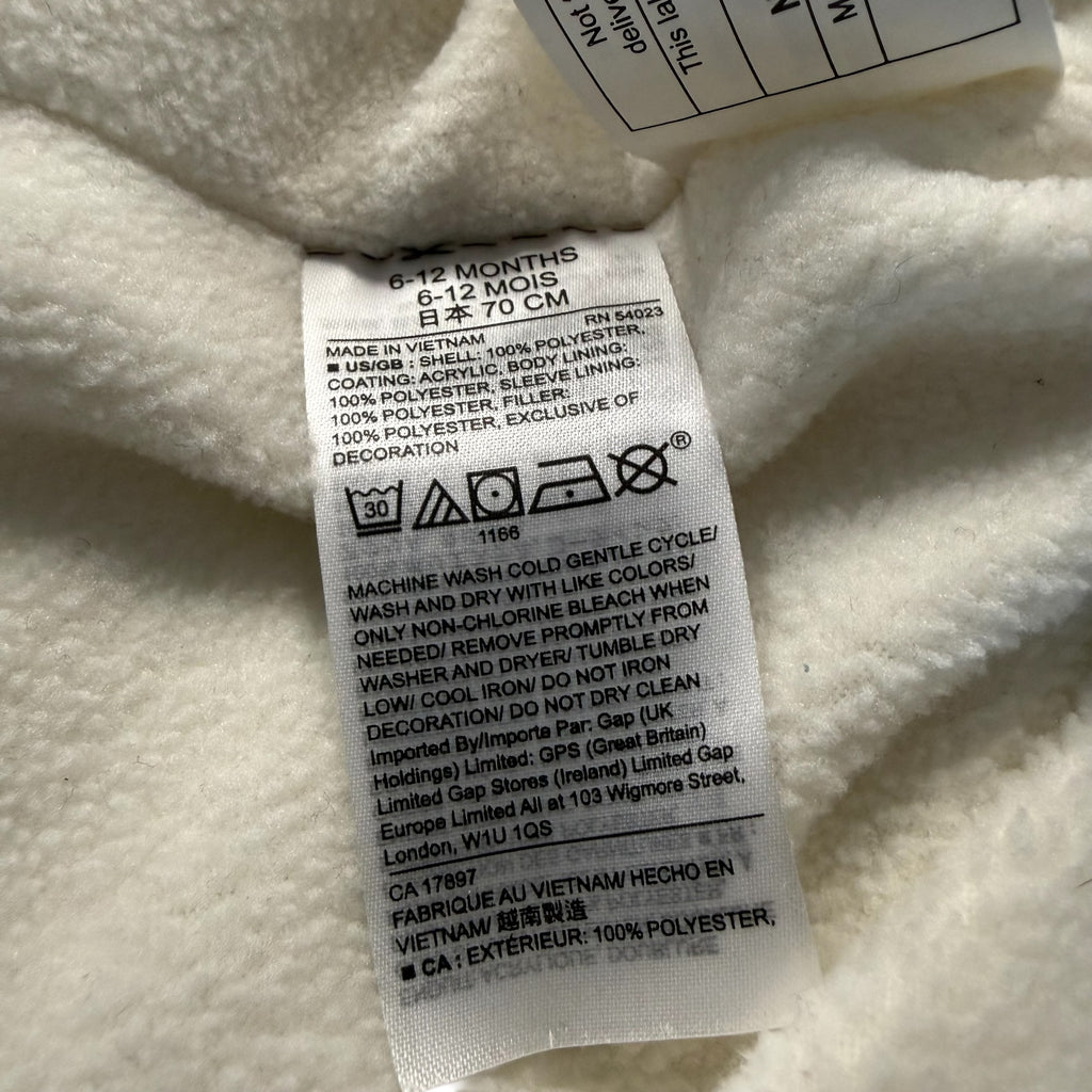 GAP 6-12 Snow Suit with fold over Hands and Feet