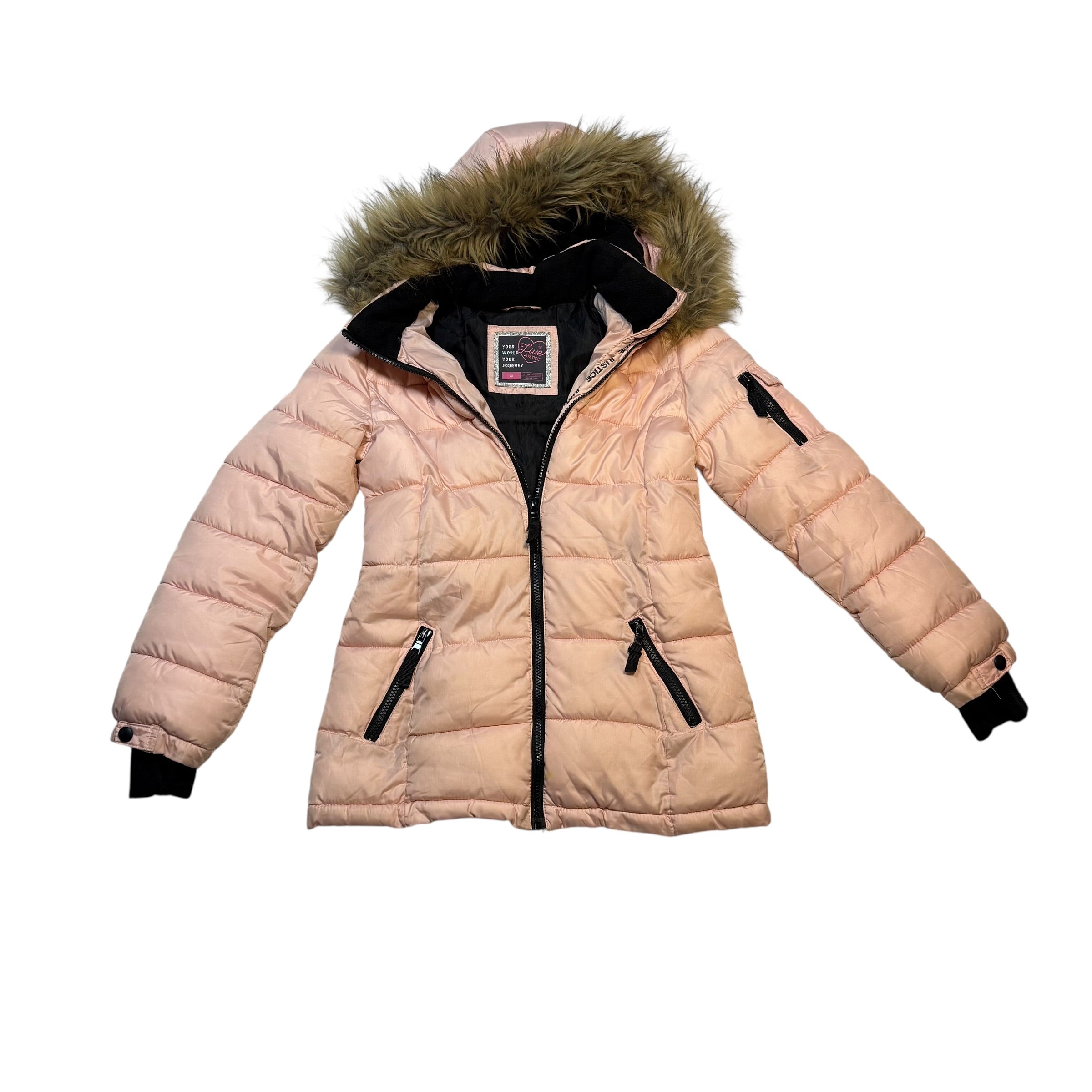 Justice Girls Size 10 Winter Parka