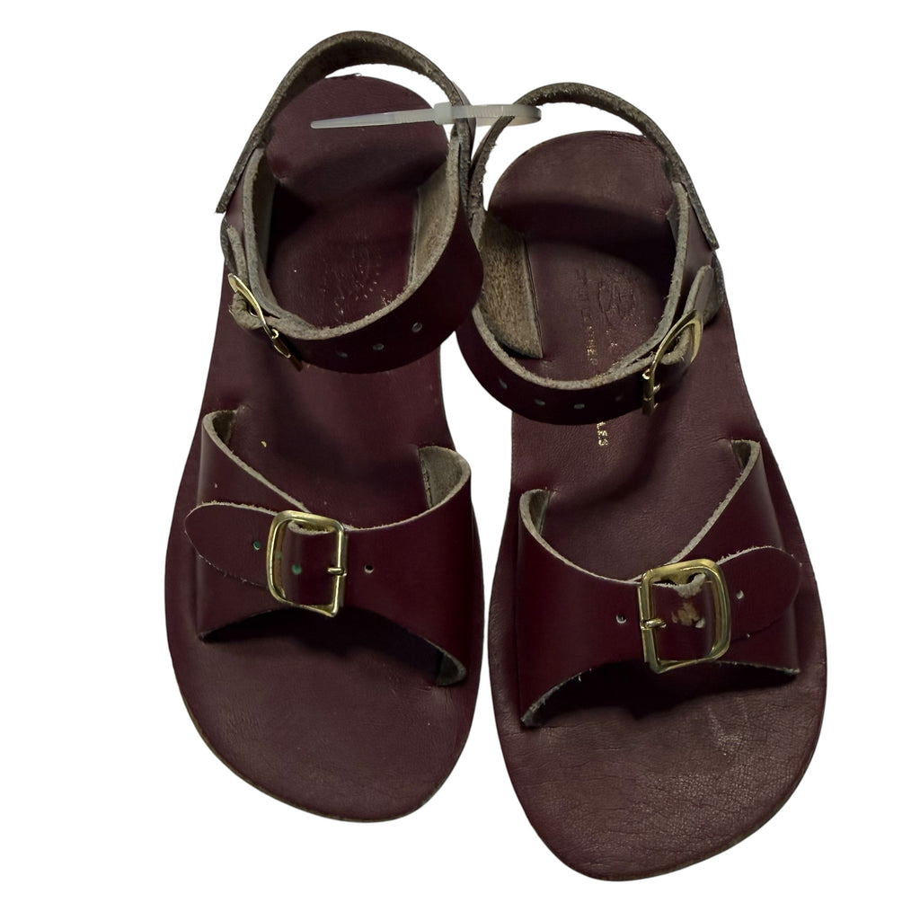 Salt Water Sandals Sun-San Surfer Claret (Little Kids Size 10) - Ready Kids Canada
