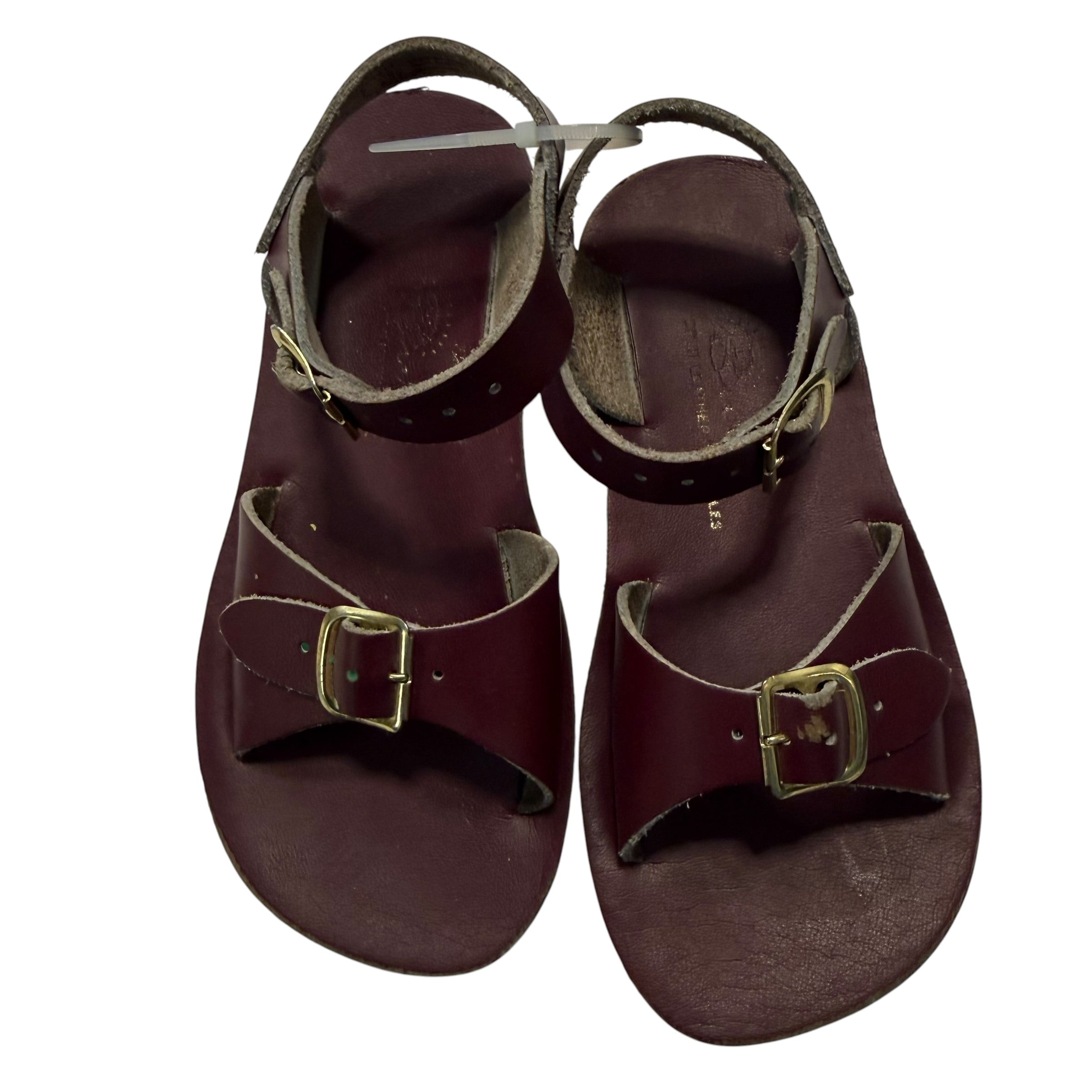 Salt Water Sandals Sun-San Surfer Claret (Little Kids Size 10) - Ready Kids Canada