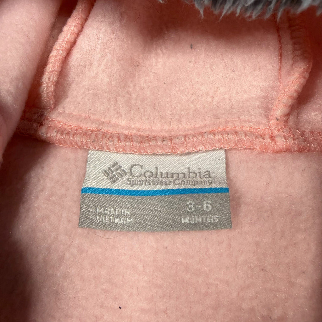 Columbia Baby Fleece Bunting - Pink - Size 3-6 Months - Ready Kids Canada