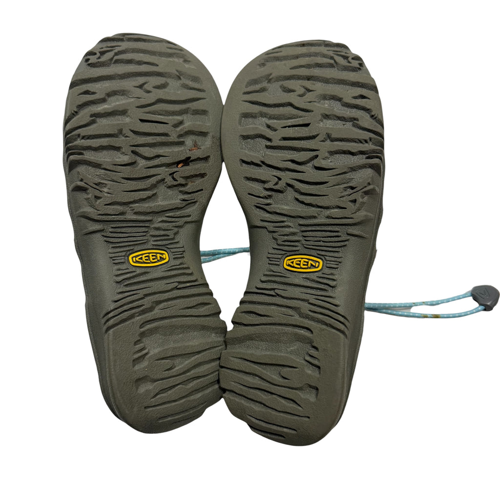Keen Whisper Sandals Blue Purple Multicolour Water Friendly Shoe Big Kid Size 4 Raya Blue Grotto - Ready Kids Canada
