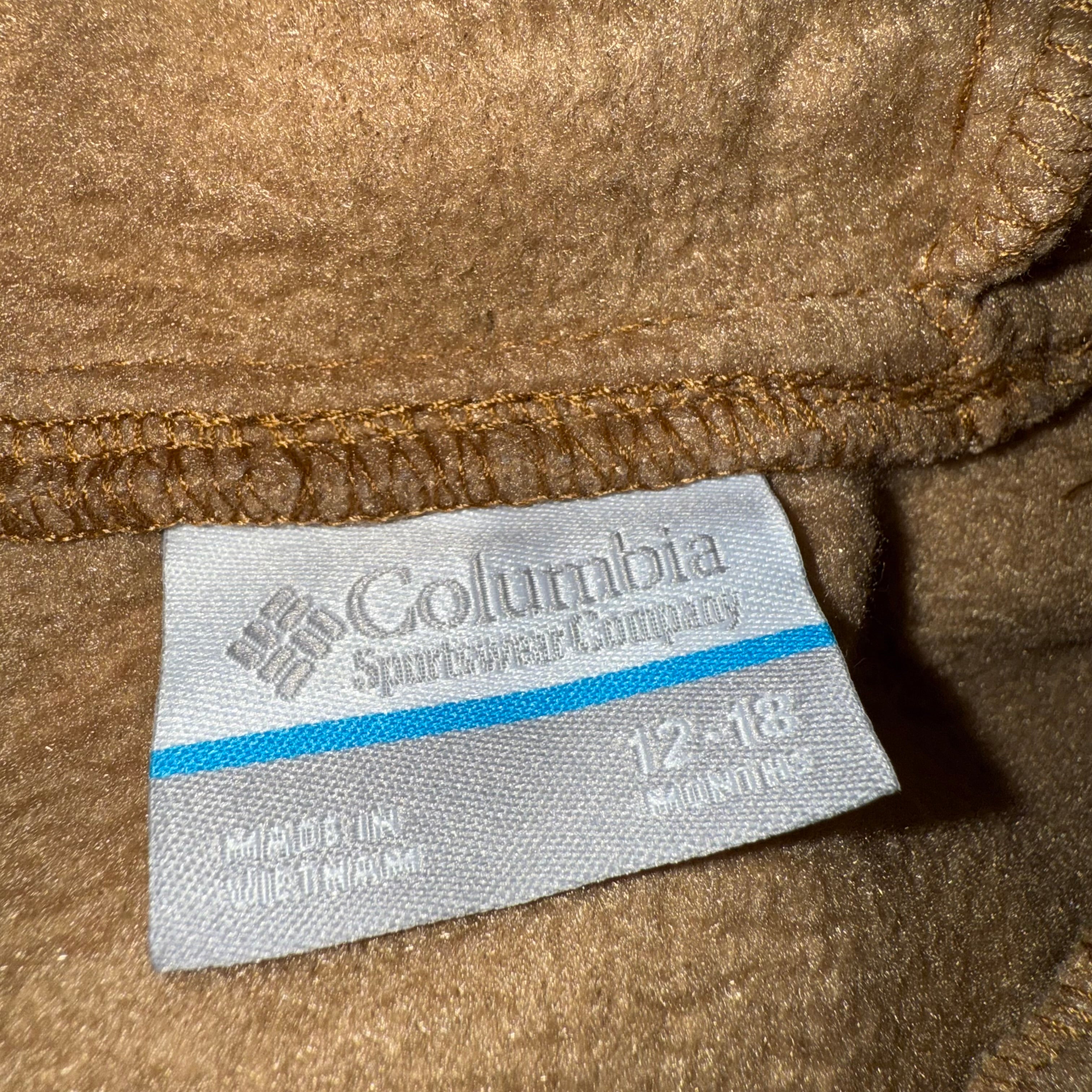 Columbia 12-18 month fleece suit baby bunting one-piece