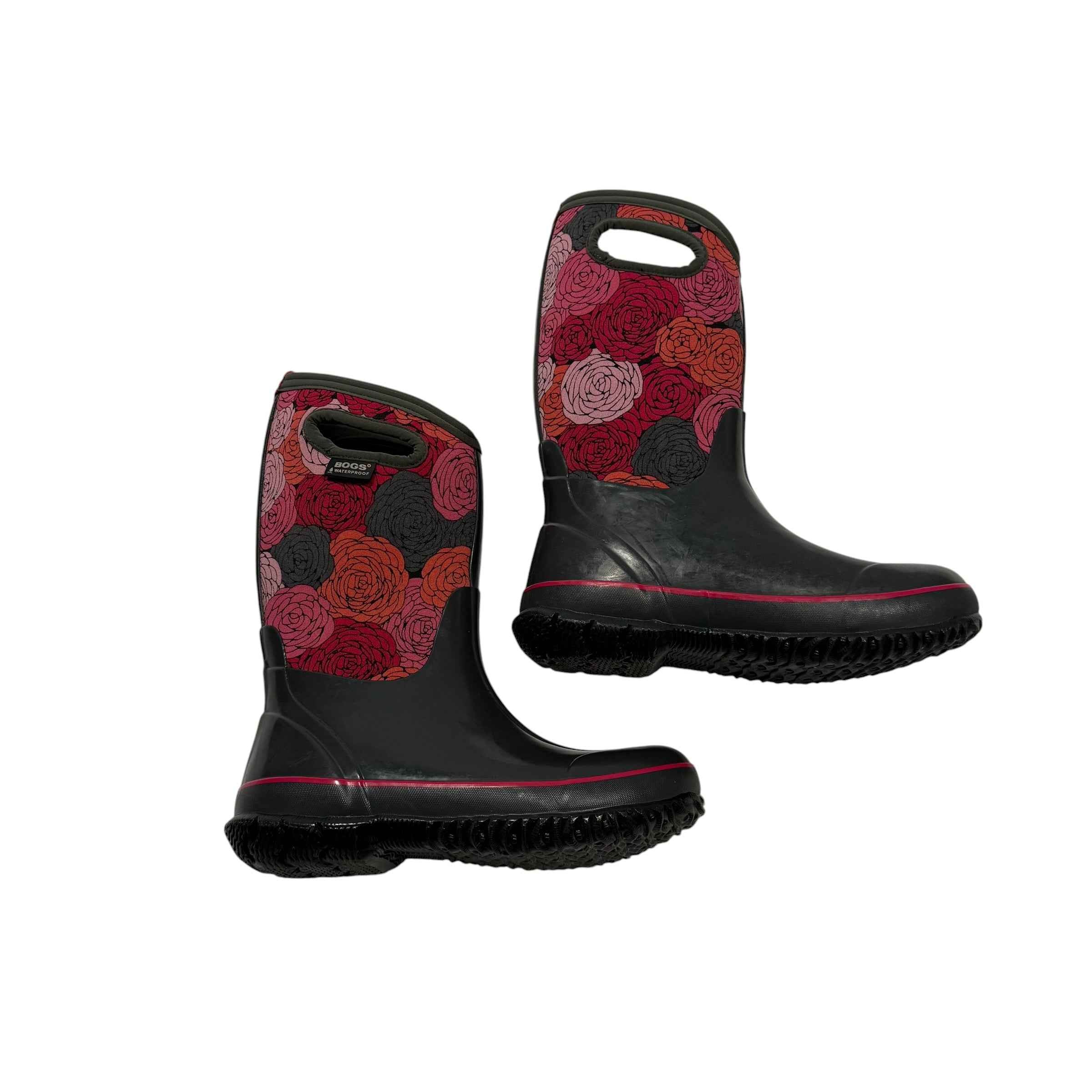 Bogs Classic Rosey Winter Boots Big Kid Size 4