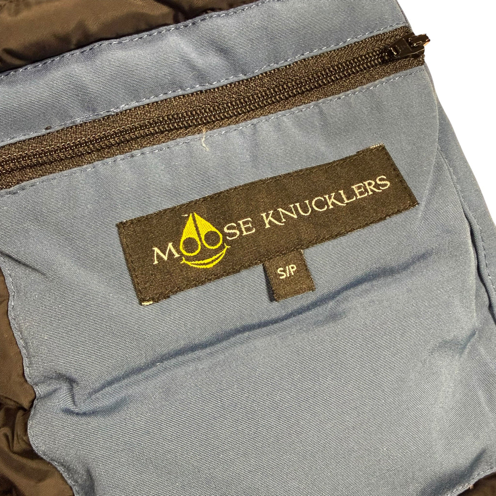 Moose Knuckles Kids Original Hooded Down Parka Size Small (7-8) Blue - Ready Kids Canada