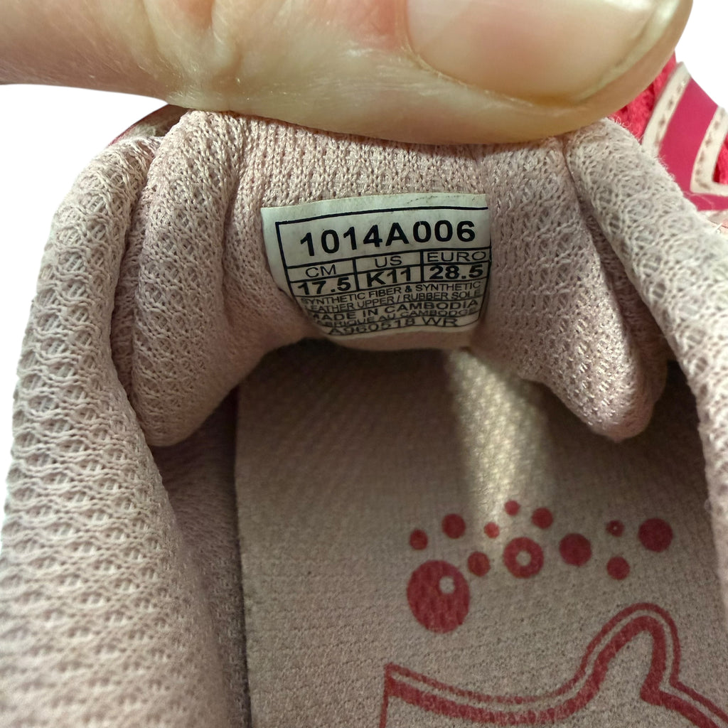 Asics GT1000 Girls Size 11 Little Kid Running Shoes Pink - Ready Kids Canada