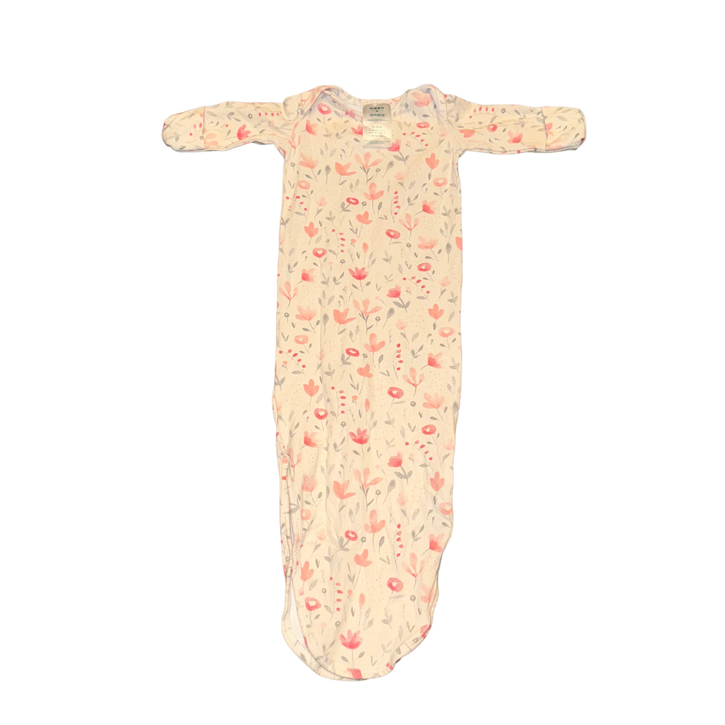 Aden and Anais knotted sleep gown 0-3 months