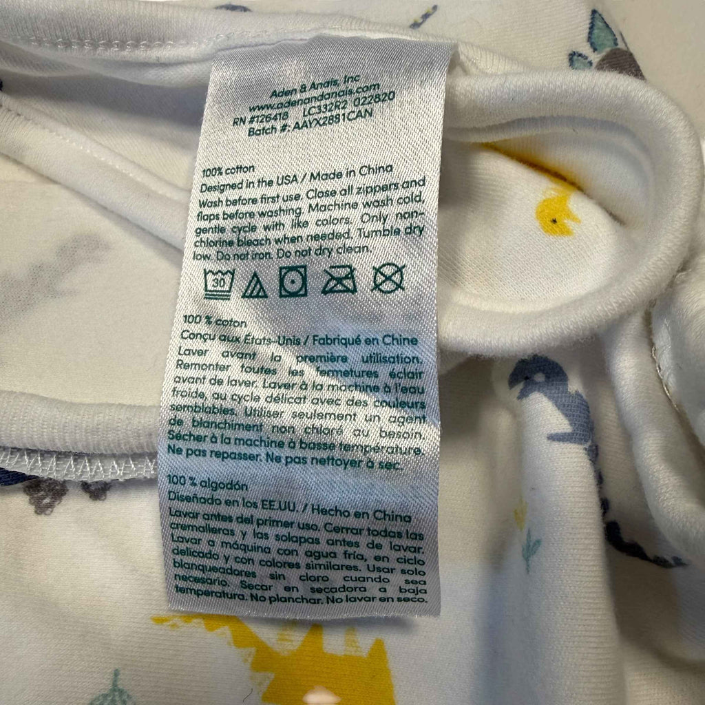 aden + anais essentials Easy Swaddle Wrap, Dino-Rama, Size 0–3 Months - Ready Kids Canada