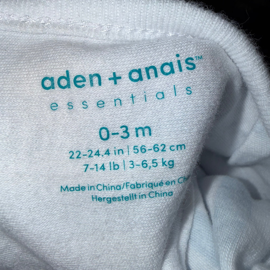 Aden & Anais swaddle sleep sack 0-3 months muslin breathable