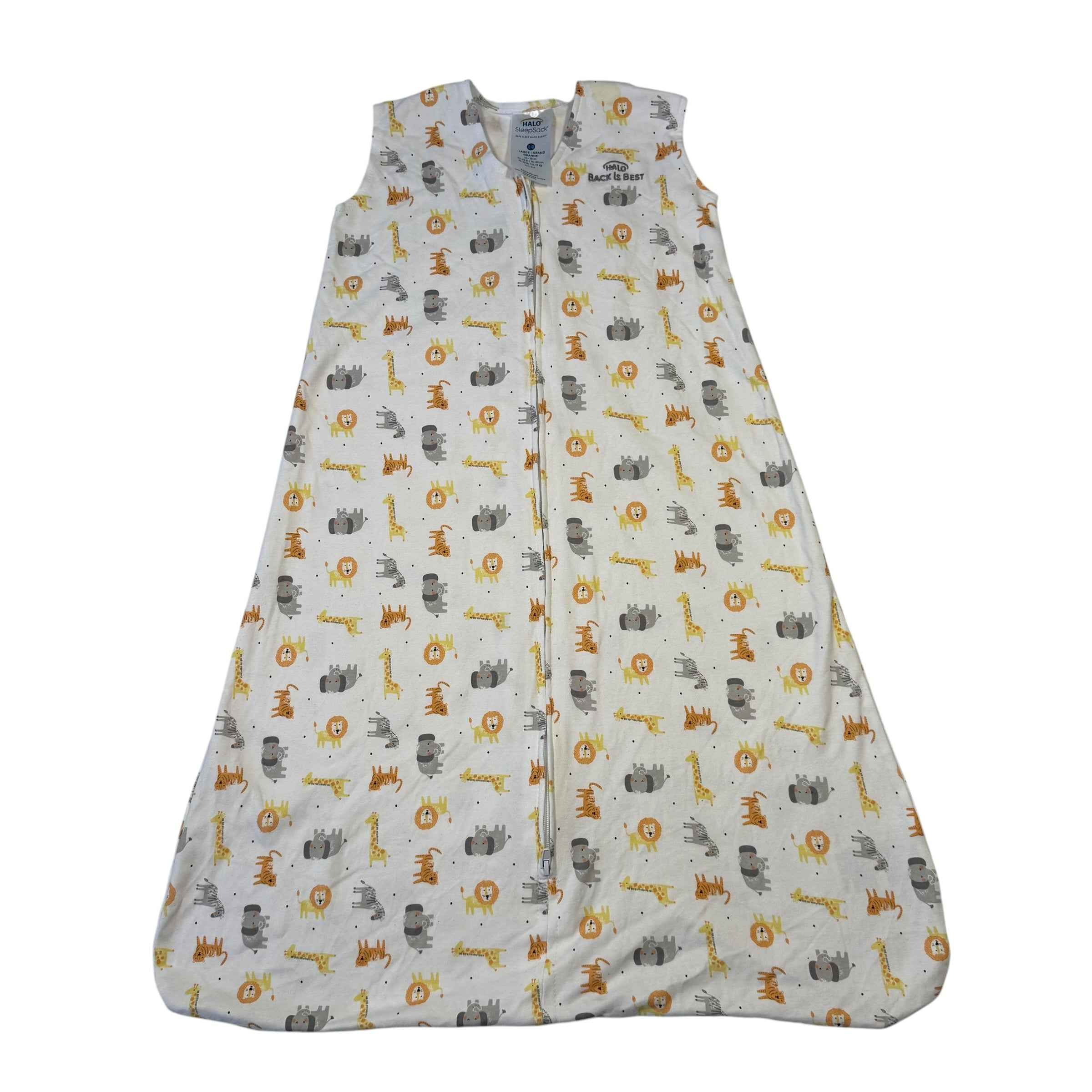 HALO SleepSack Large 12-18m Safari Animal Print - Ready Kids Canada
