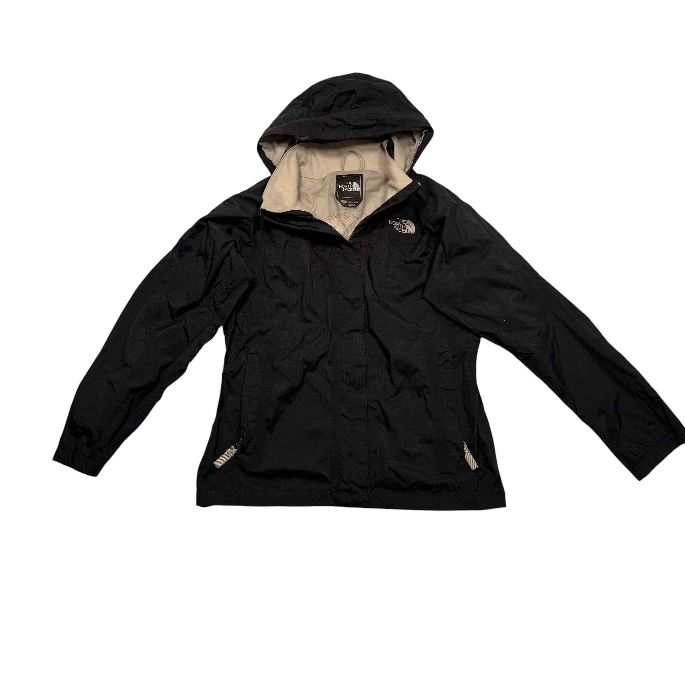 The North Face Girls Large Rain Jacket With Mesh Lining