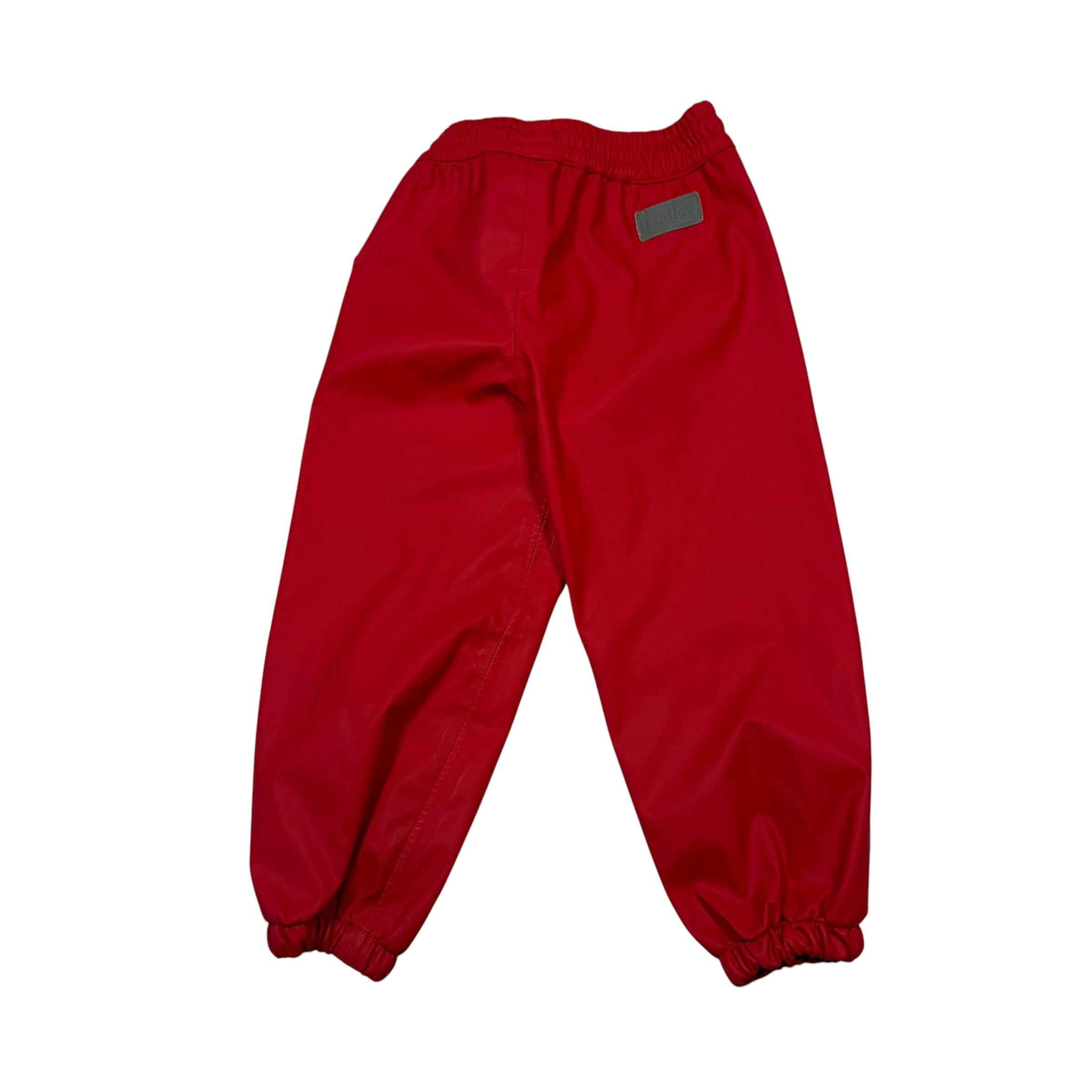 Hatley Splash Pants - Red, Kids Size 2 - Ready Kids Canada