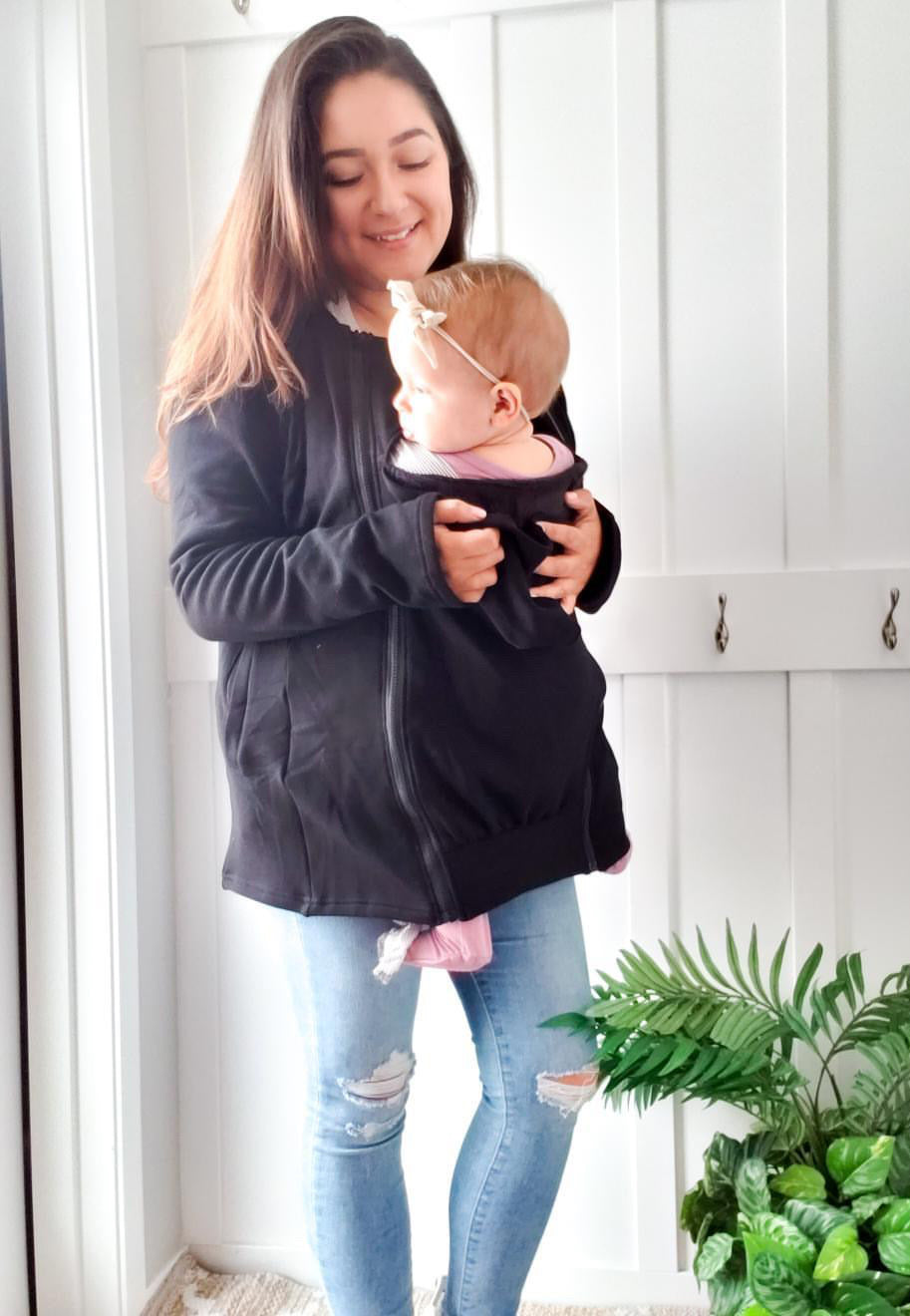 Ella Bella Basics™ 2-in-1 Fleece Baby Carrying Hoodie - Ready Kids Canada
