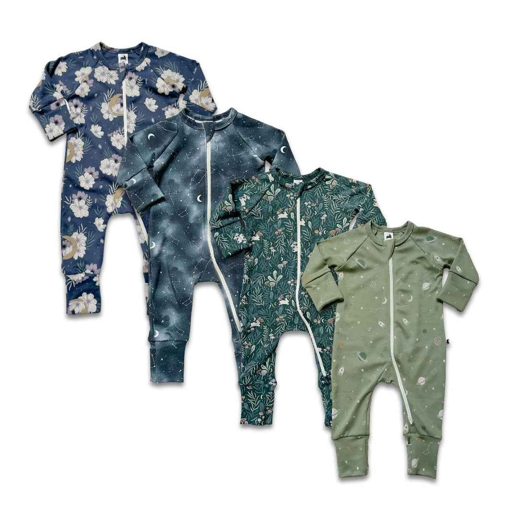 Bamboo Baby Zipper Sleeper