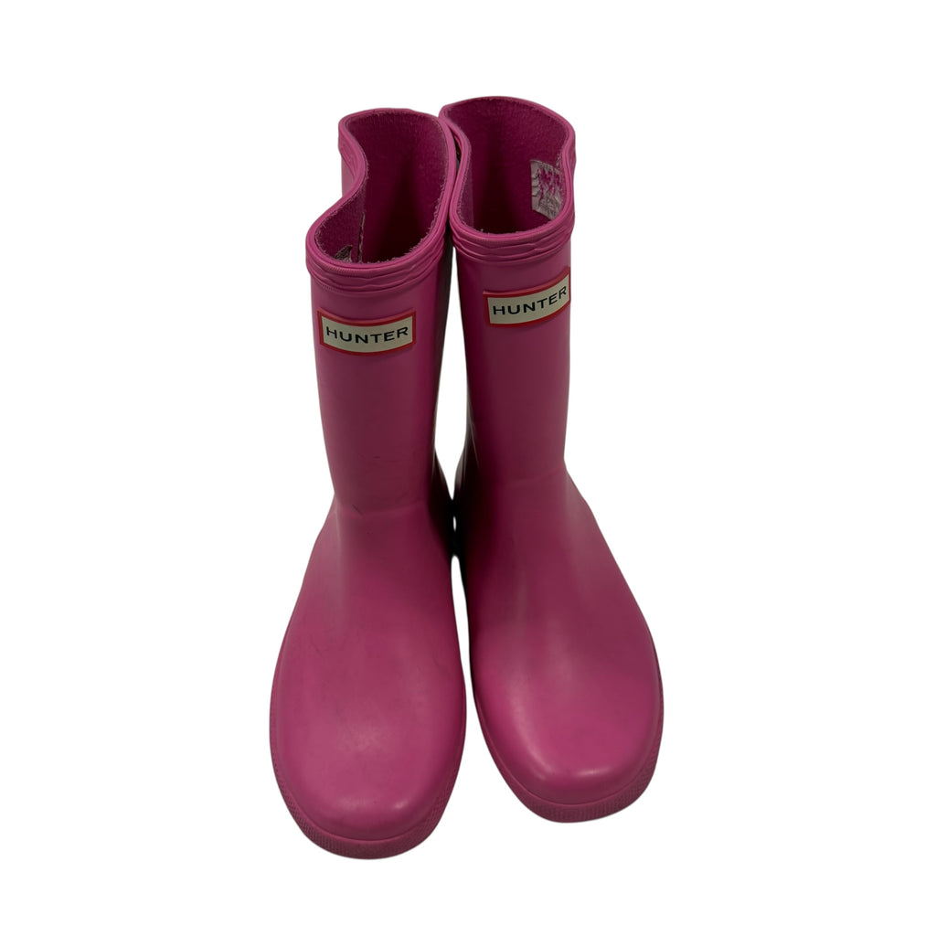 Hunter rain boots big kid 1 pink - Ready Kids Canada