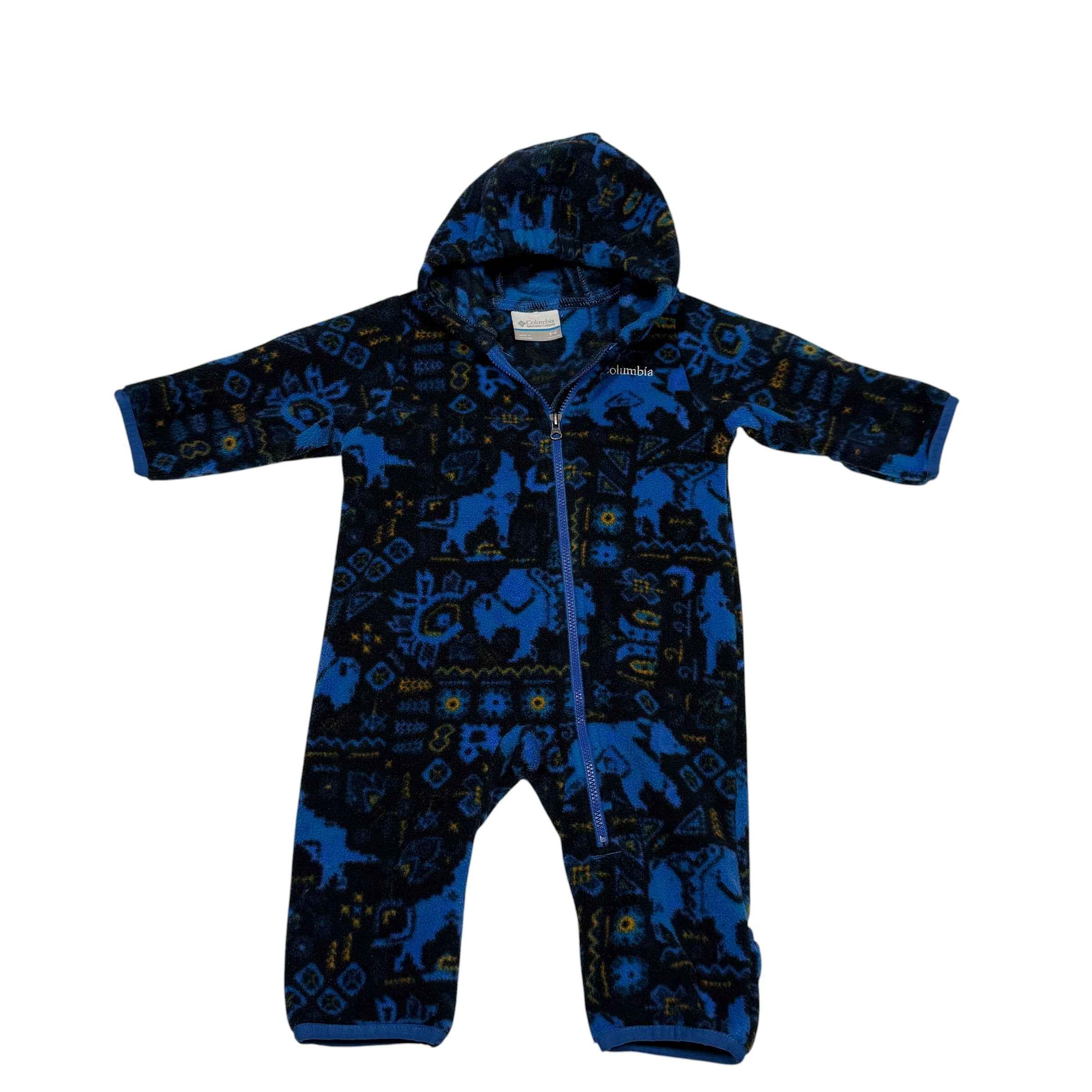 Columbia Infant Snowtop™ II Bunting – Dark Blue Animal Print 3-6 Months