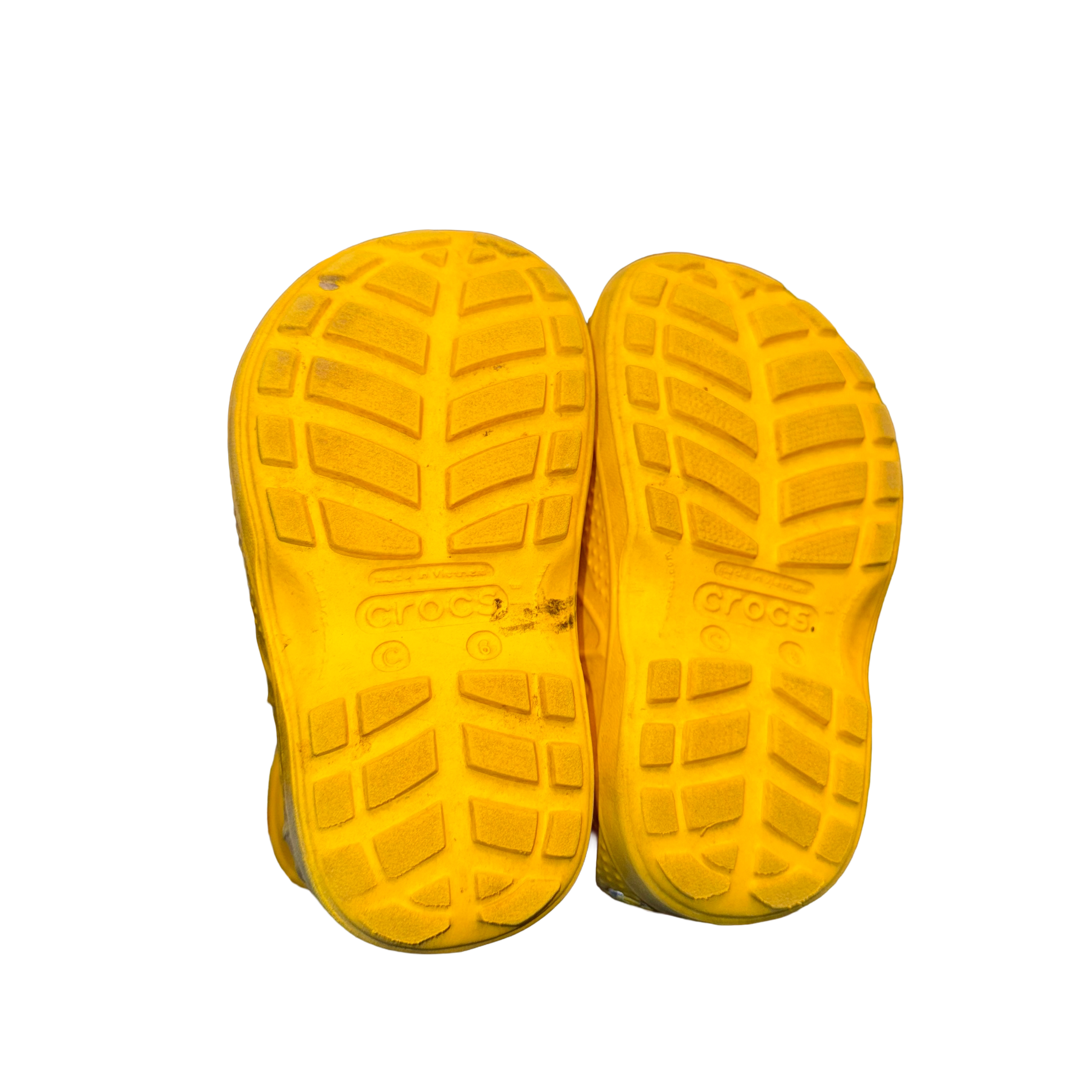 Crocs little kid size 6 Handle It rain boots yellow waterproof