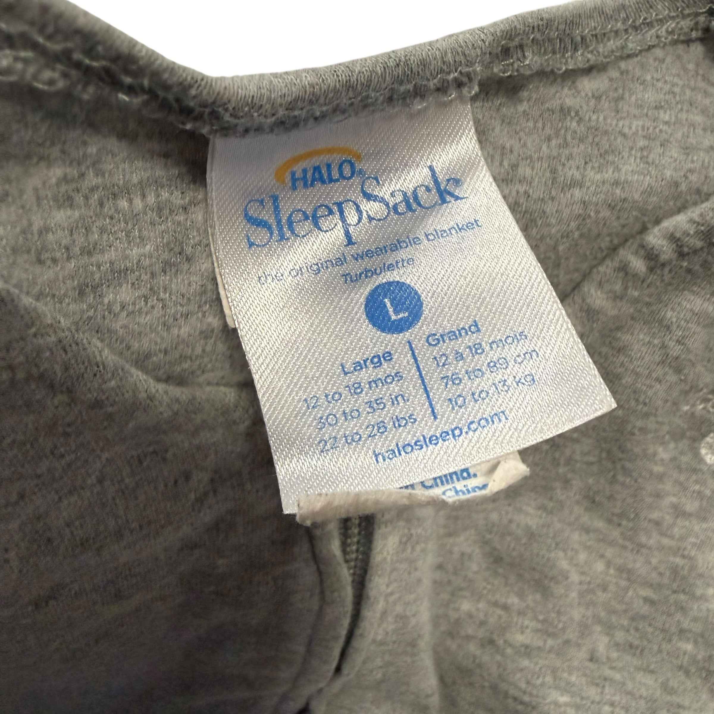 Halo Cotton Sleep Sack Large 12-18 Months 22-28 lbs