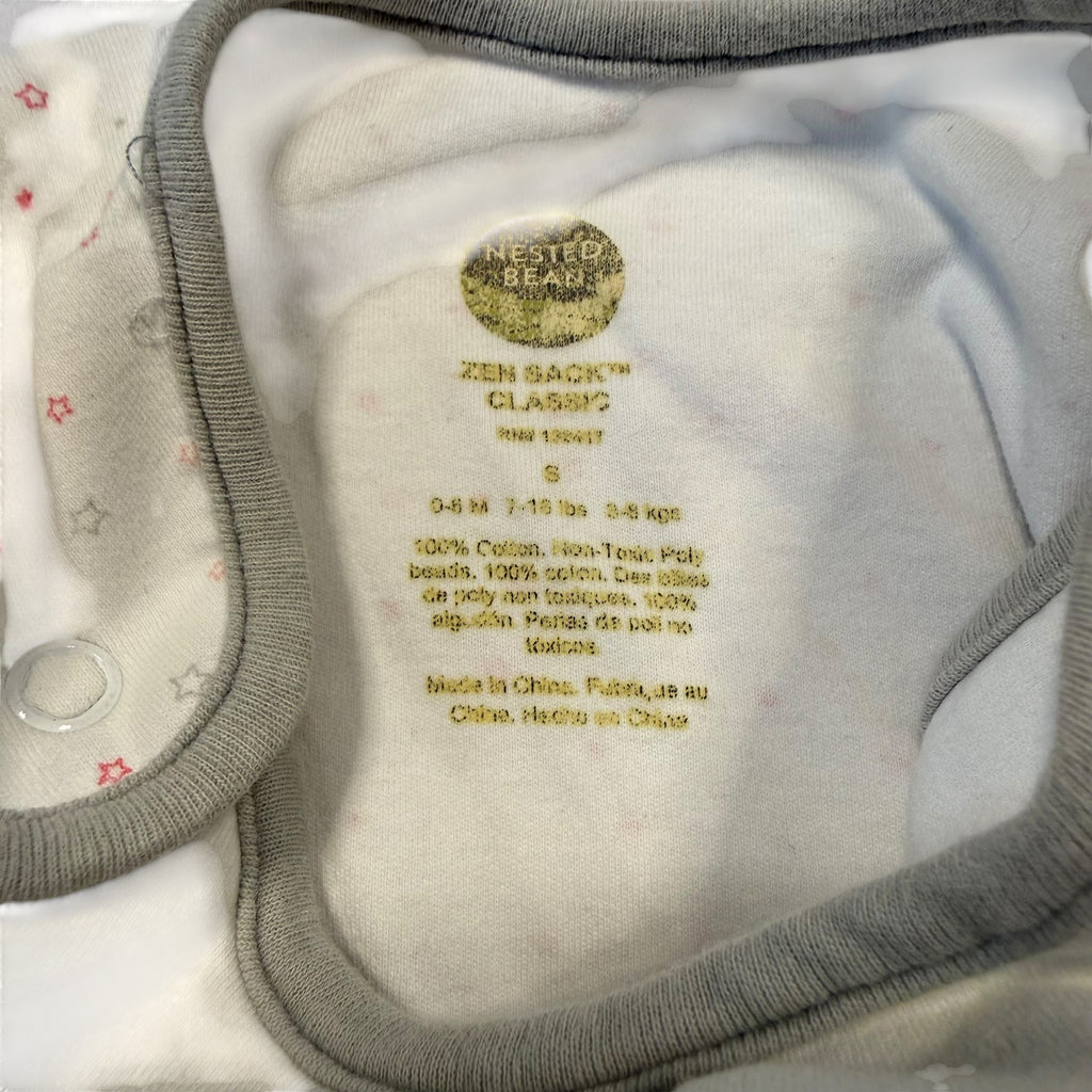 Nested Bean Zen Sack Classic – Stardust Pink (Size Small, 0-6 Months) - Ready Kids Canada