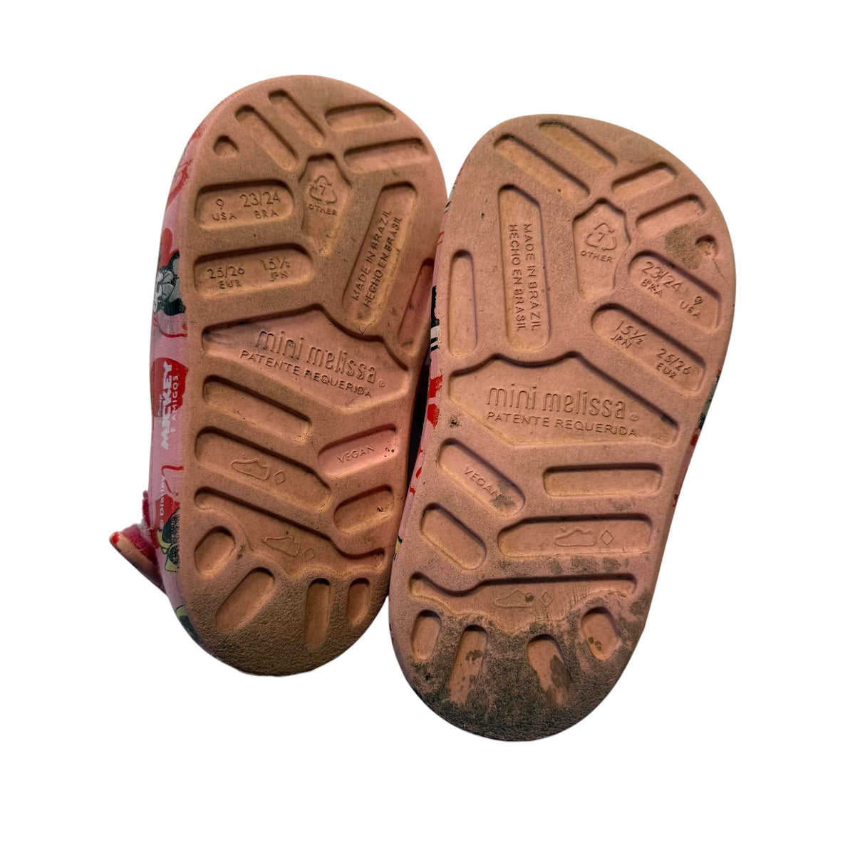 Mini Melissa Disney Free Cute Minnie Mouse Sandals Kids Size 9 - Ready Kids Canada