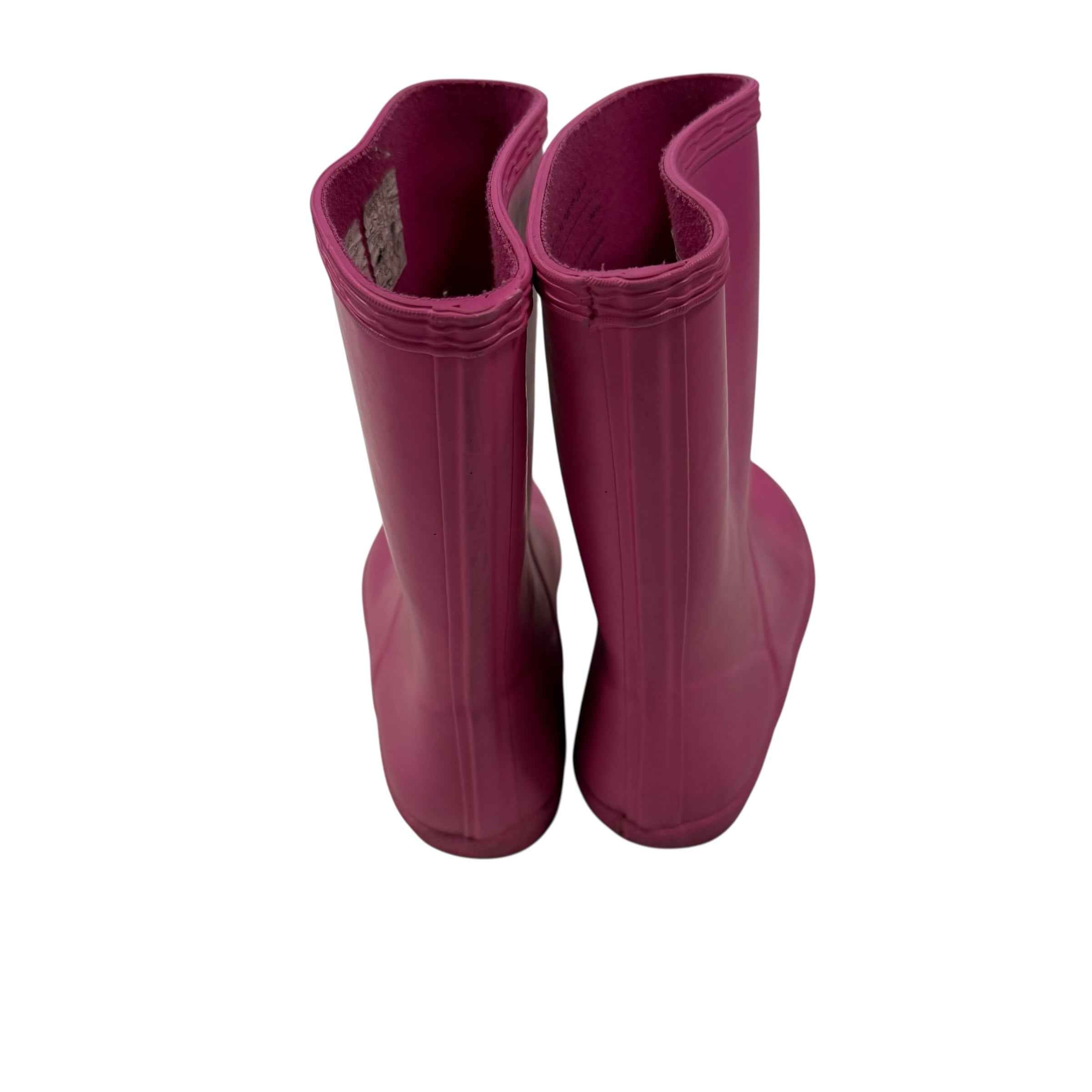 Hunter Short Rain Boots Pink Size 1 Big Kid