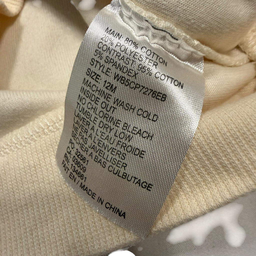 Charlotte & George Princess Print Sweatshirt - Cream (Size 12 Months) - Ready Kids Canada