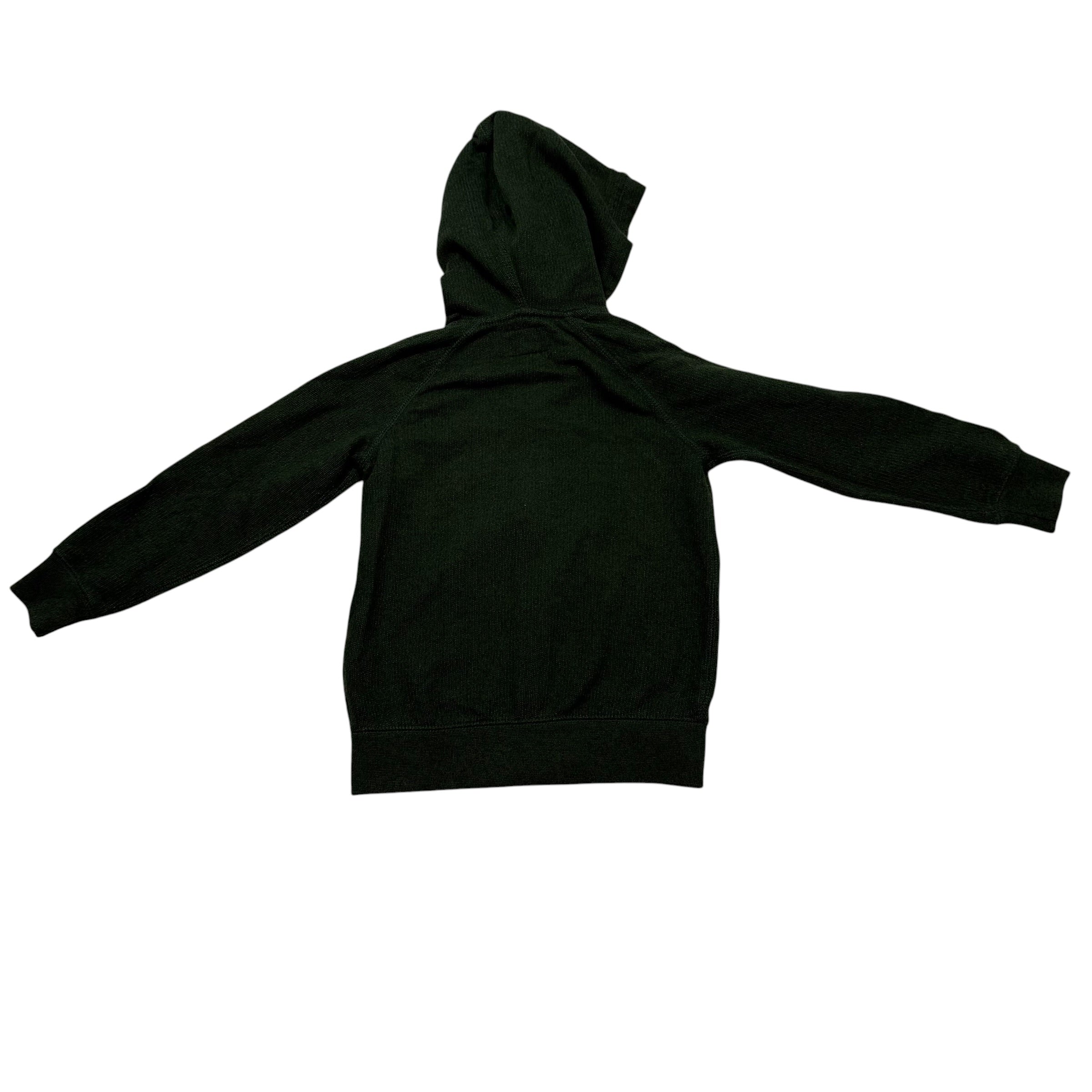 Roots 5T Green Varsity Sweatshirt Full Zip Hoodie - Ready Kids Canada