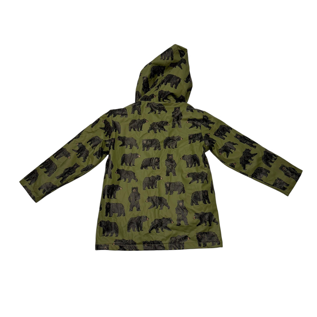 Hatley Kids Size 7 Lined Rain Jacket Bears - Ready Kids Canada