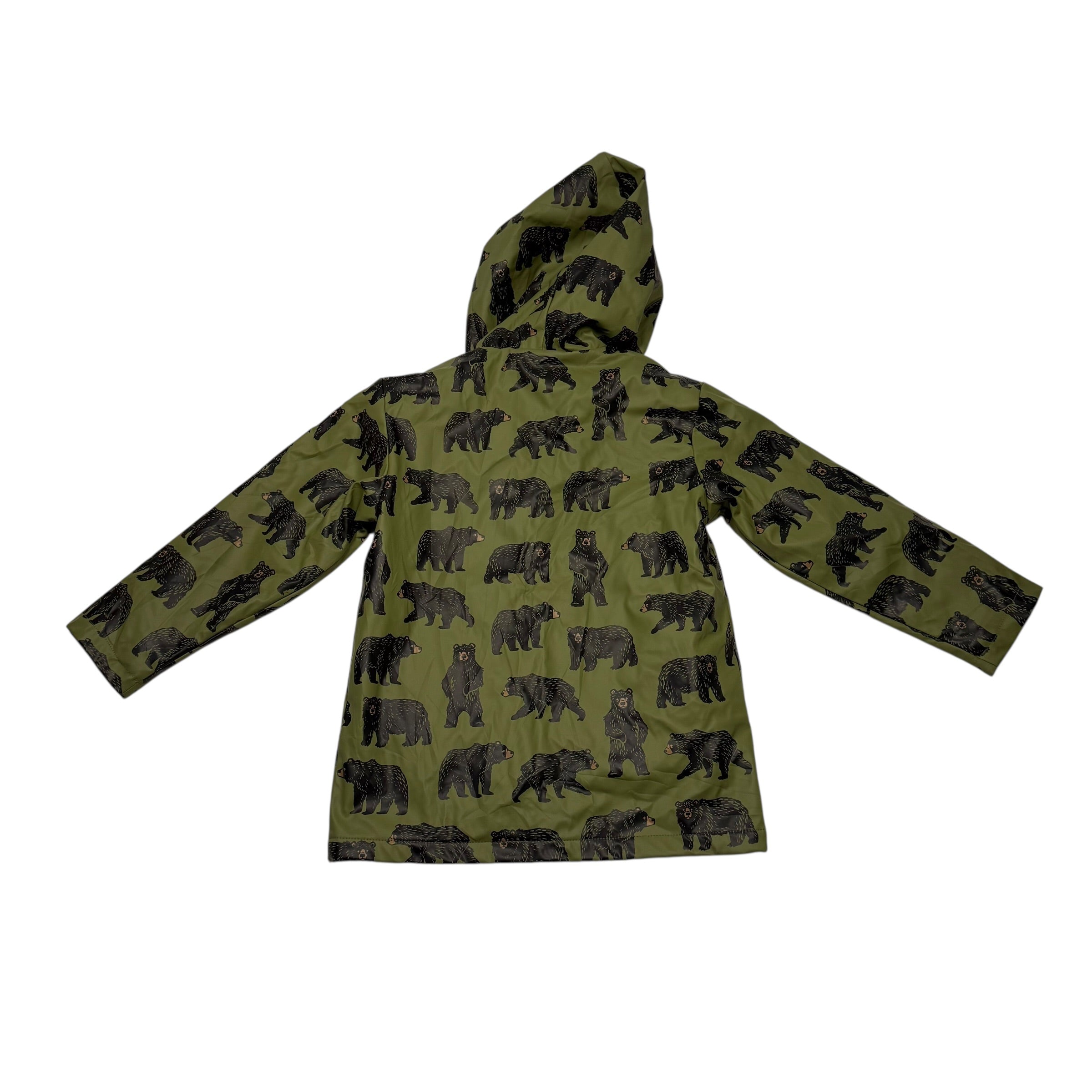 Hatley Kids Size 7 Lined Rain Jacket Bears - Ready Kids Canada