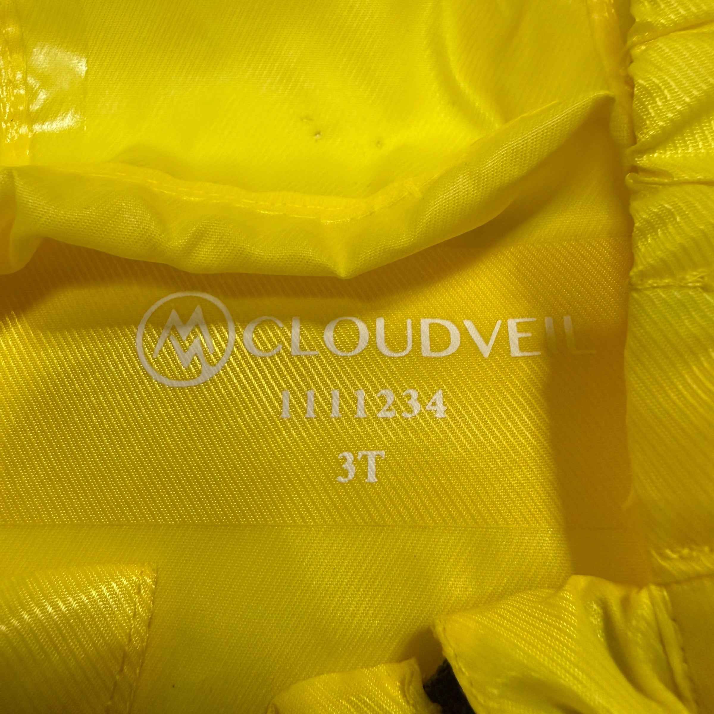 Cloudveil Yellow Rain Suit 3T Kids Hooded Rain Suit - Ready Kids Canada