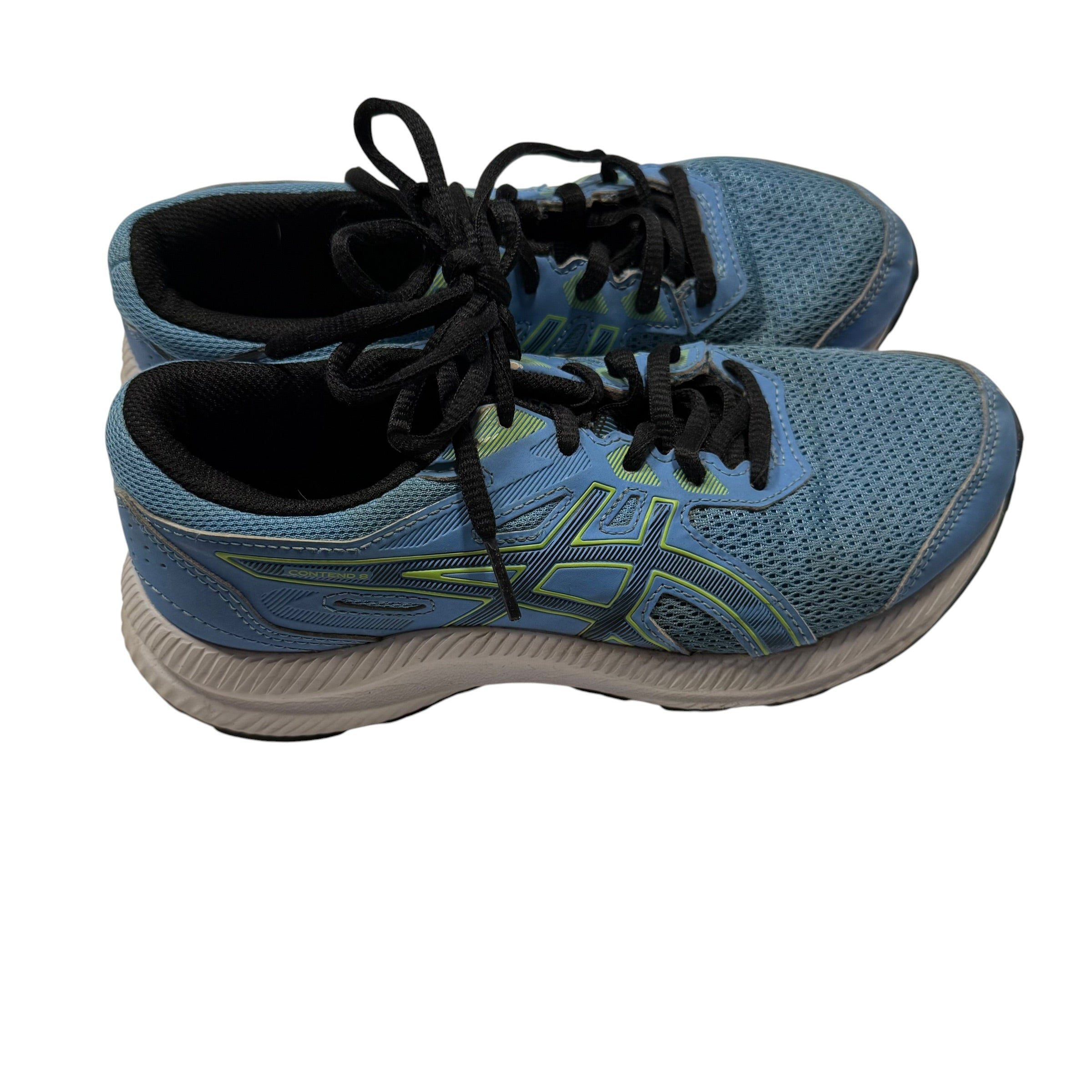 ASICS GEL-Contend 8 Blue Running Shoes US 3.5 - Ready Kids Canada