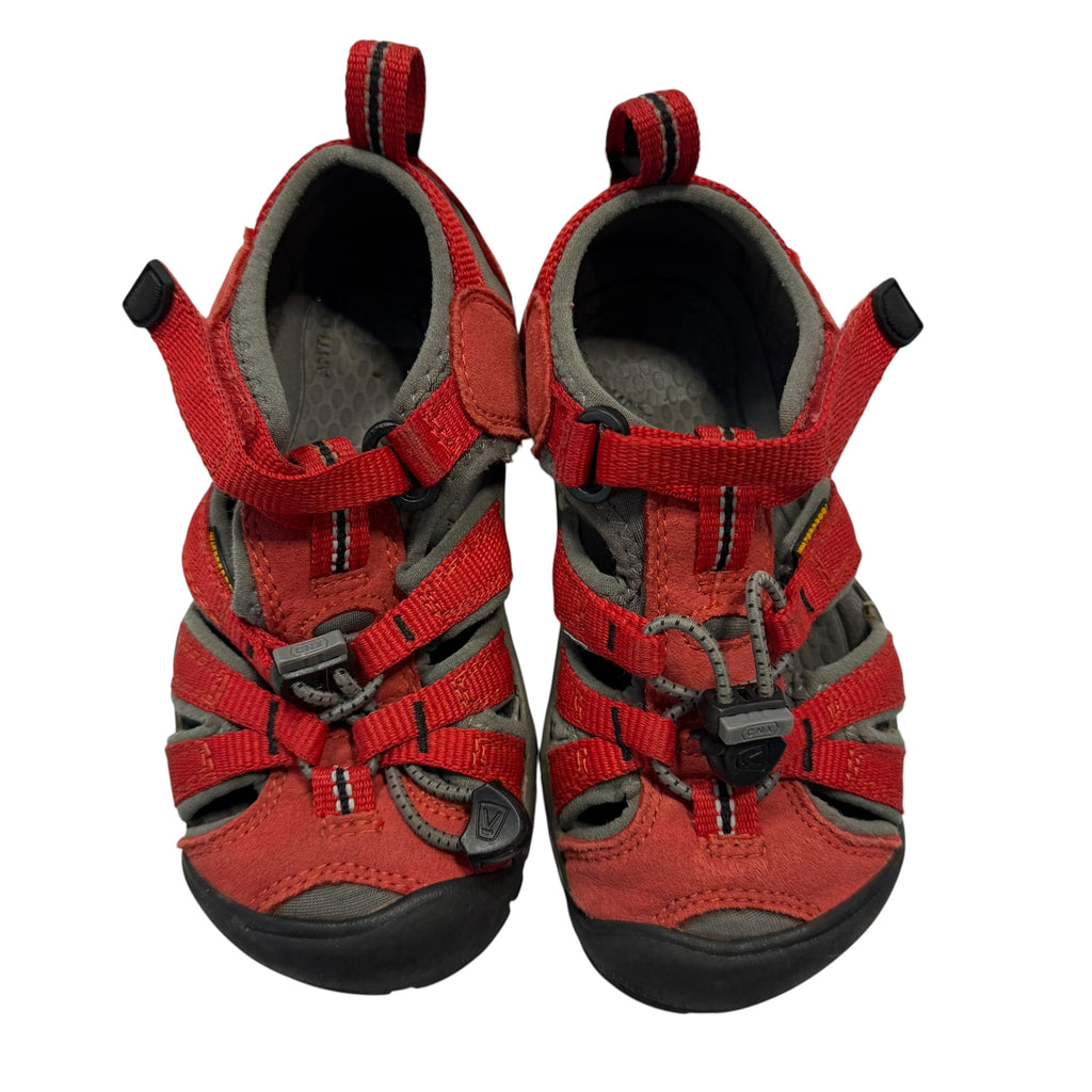 Keen Seacamp II CNX Sandals Red & Gray (Little Kids Size 10) - Ready Kids Canada