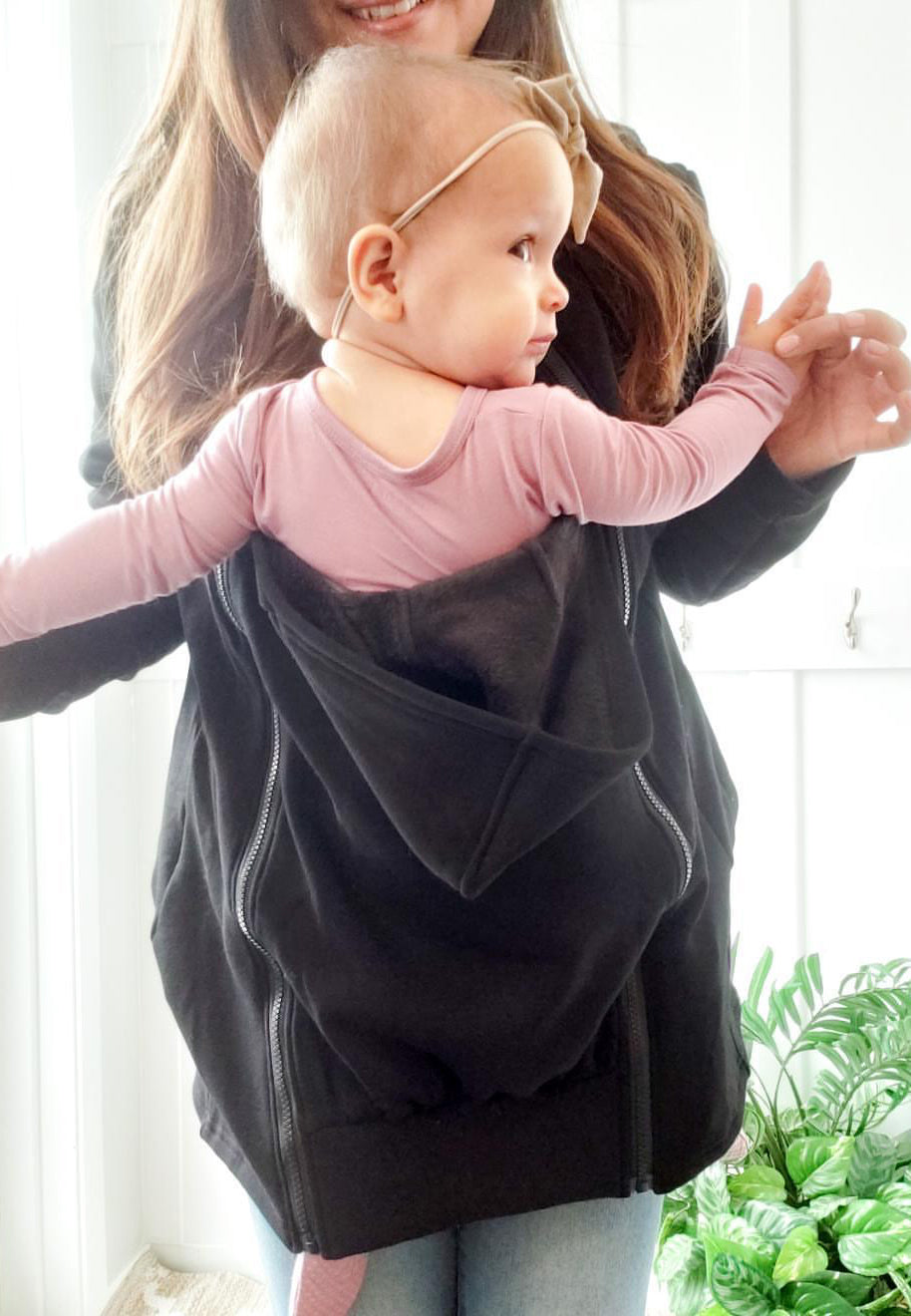 Ella Bella Basics™ 2-in-1 Fleece Baby Carrying Hoodie - Ready Kids Canada