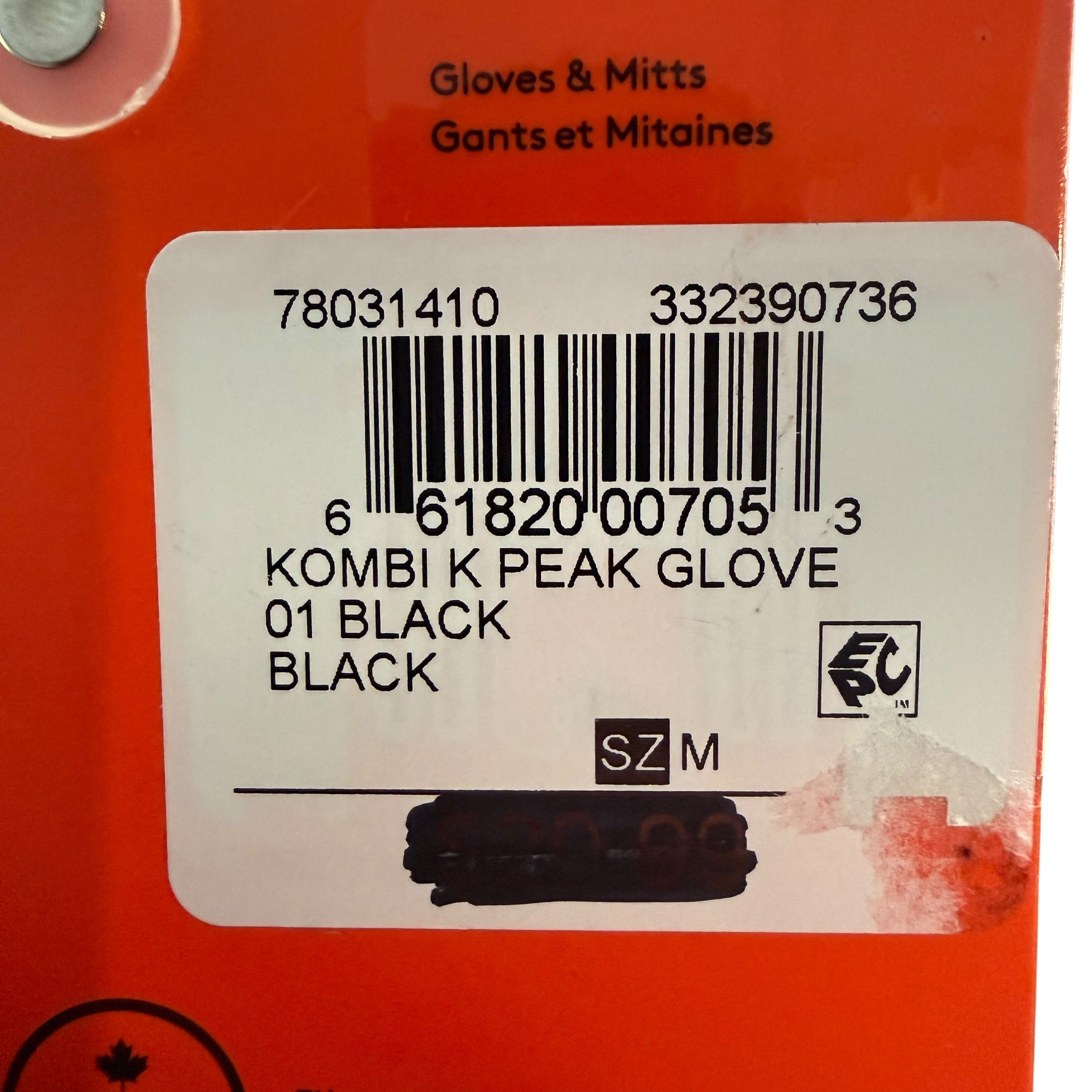 Kombi Multi Large Kids Black Gloves 9-10 Years NEW BNWT - Ready Kids Canada