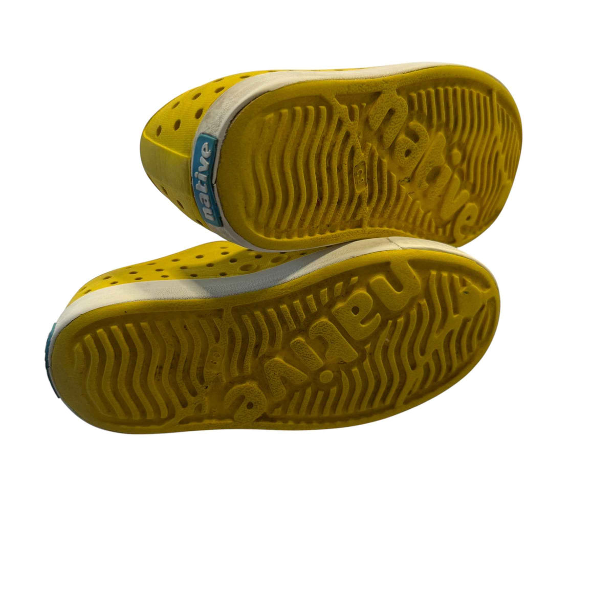 Native Shoes Jefferson Yellow Slip-On Sneakers Size Little Kid 9 - Ready Kids Canada