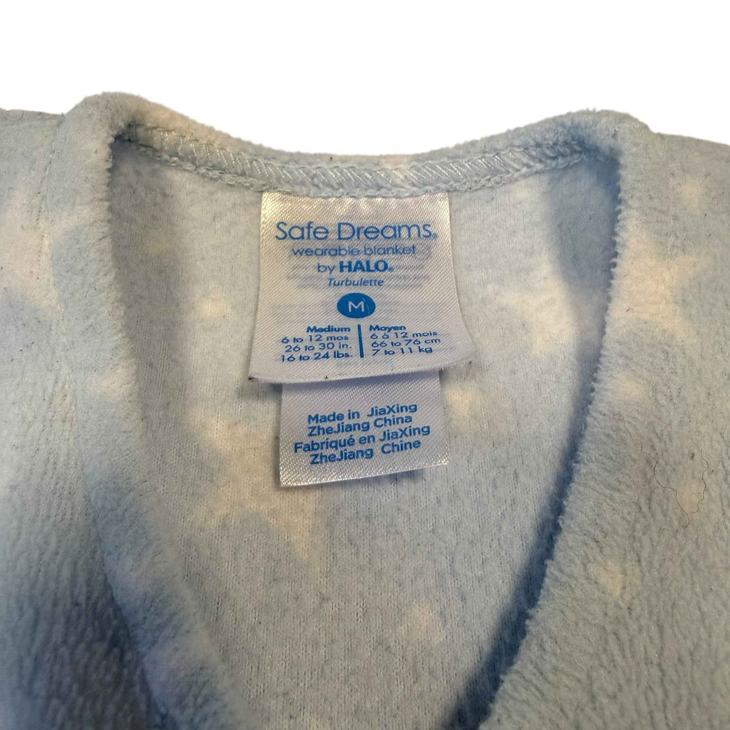HALO SleepSack Micro-Fleece Wearable Blanket, Medium, 6–12 Months (Star Pattern) - Ready Kids Canada